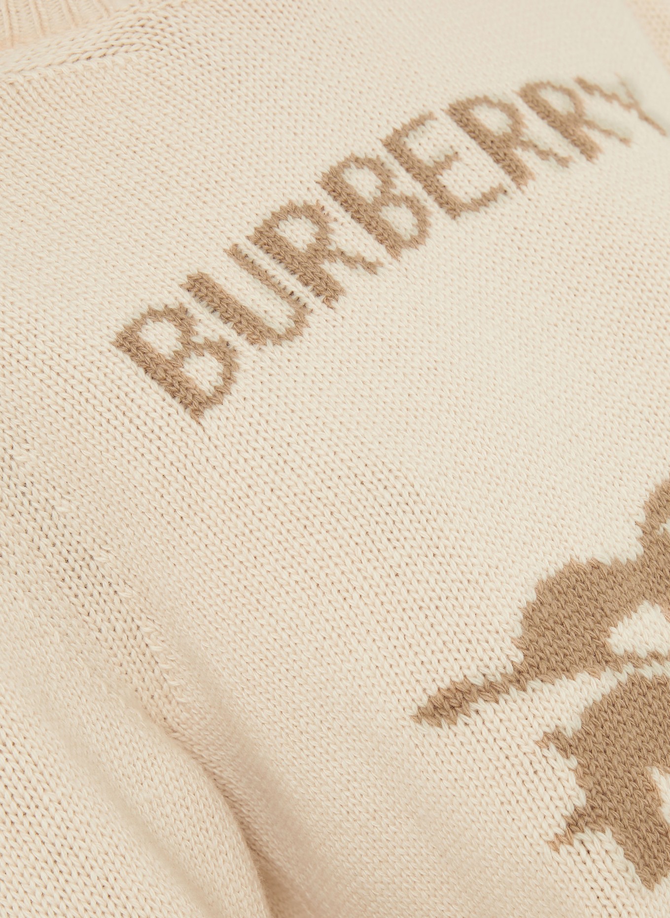 BURBERRY Sweter: KREMOWY / BEŻOWY