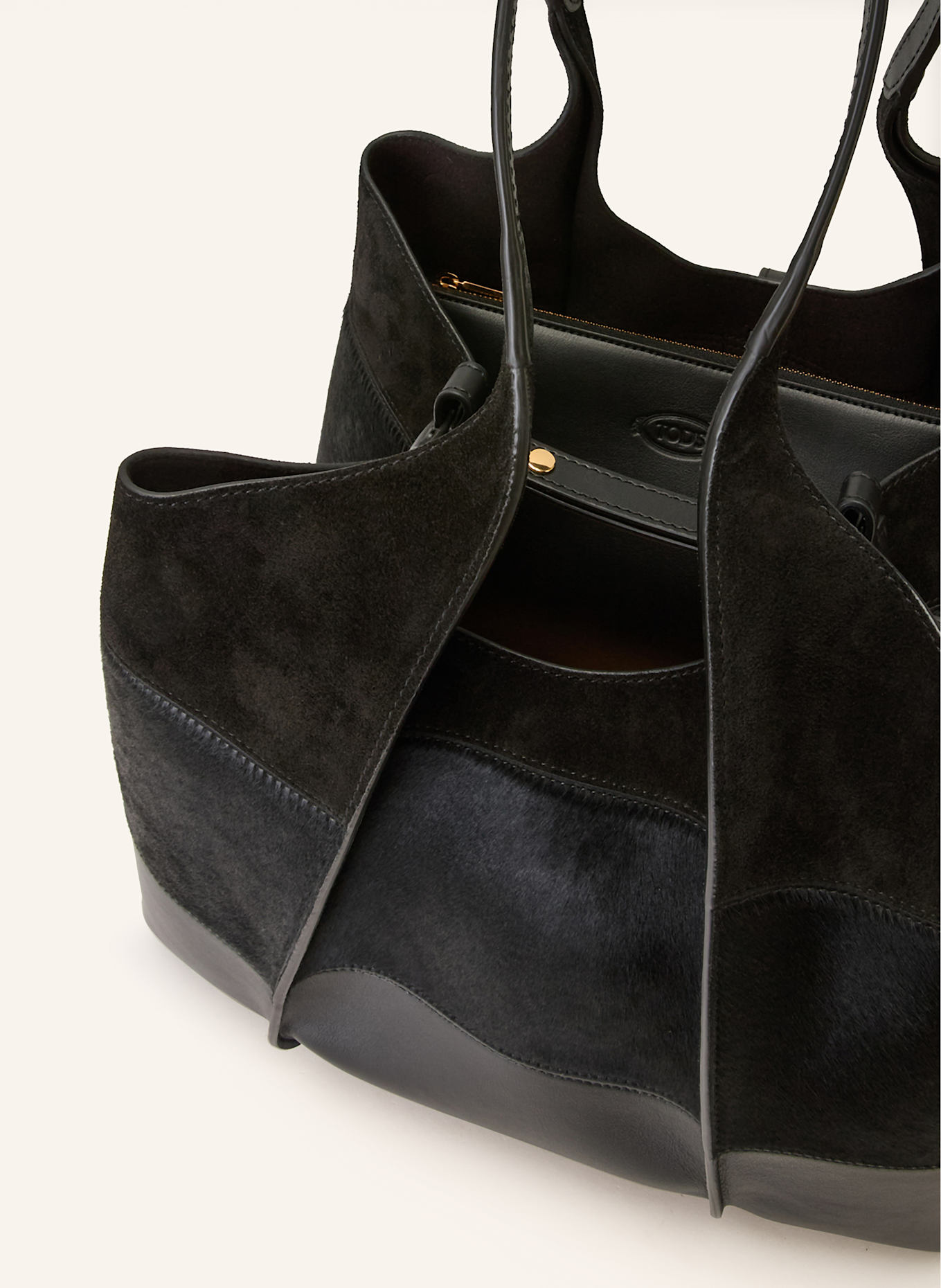 TOD'S Shopper: ČERNÁ