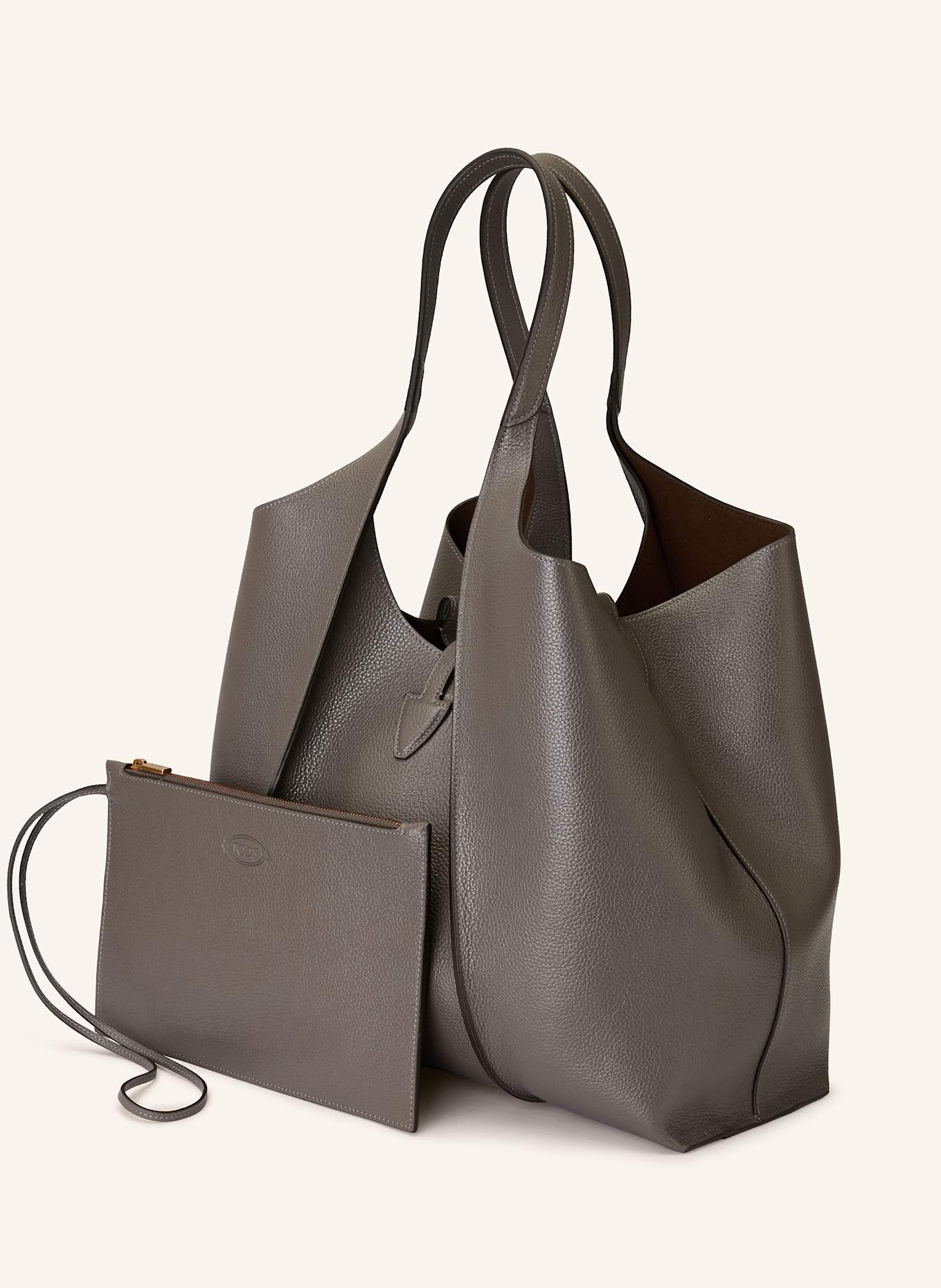 TOD'S Shopper: TAUPE