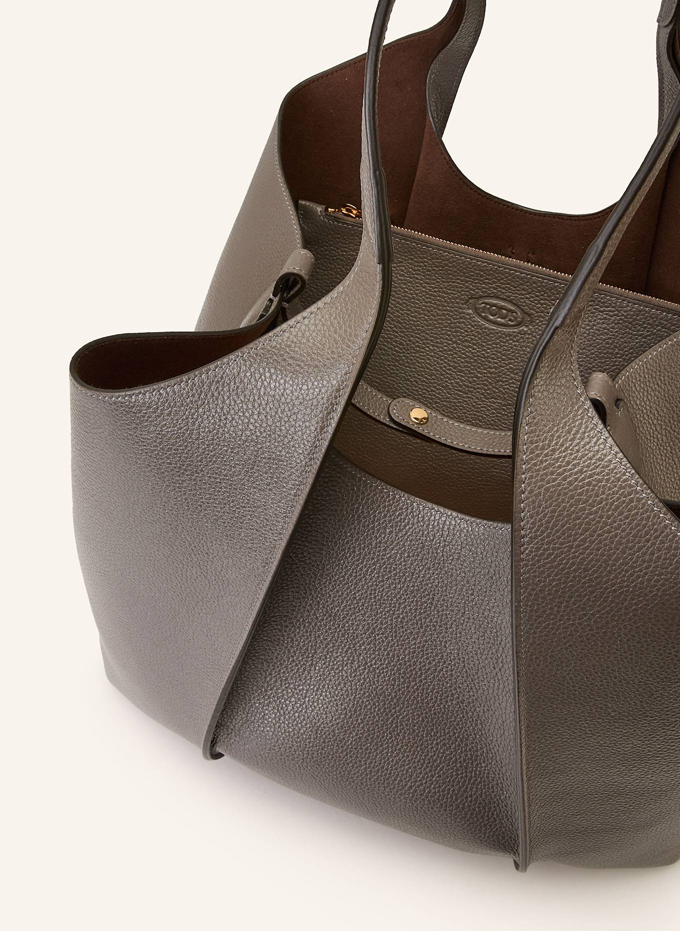TOD'S Shopper: TAUPE