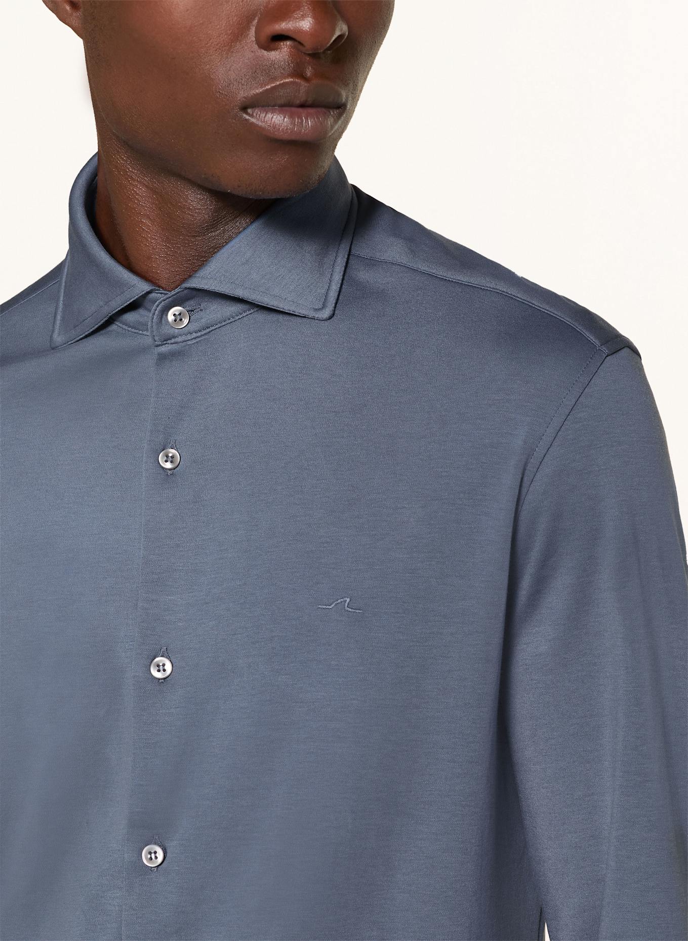 PAUL & SHARK Jerseyhemd Comfort Fit: BLAU