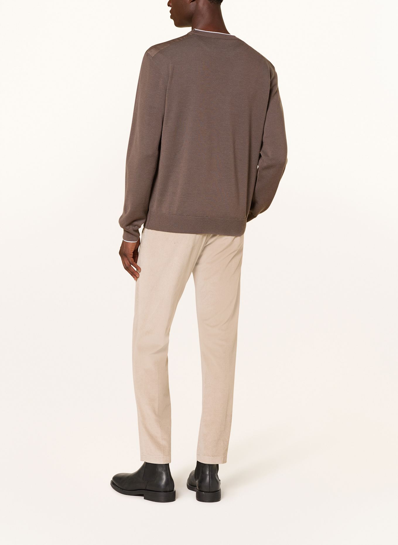 PAUL & SHARK Cordchino Extra Slim Fit: HELLBRAUN