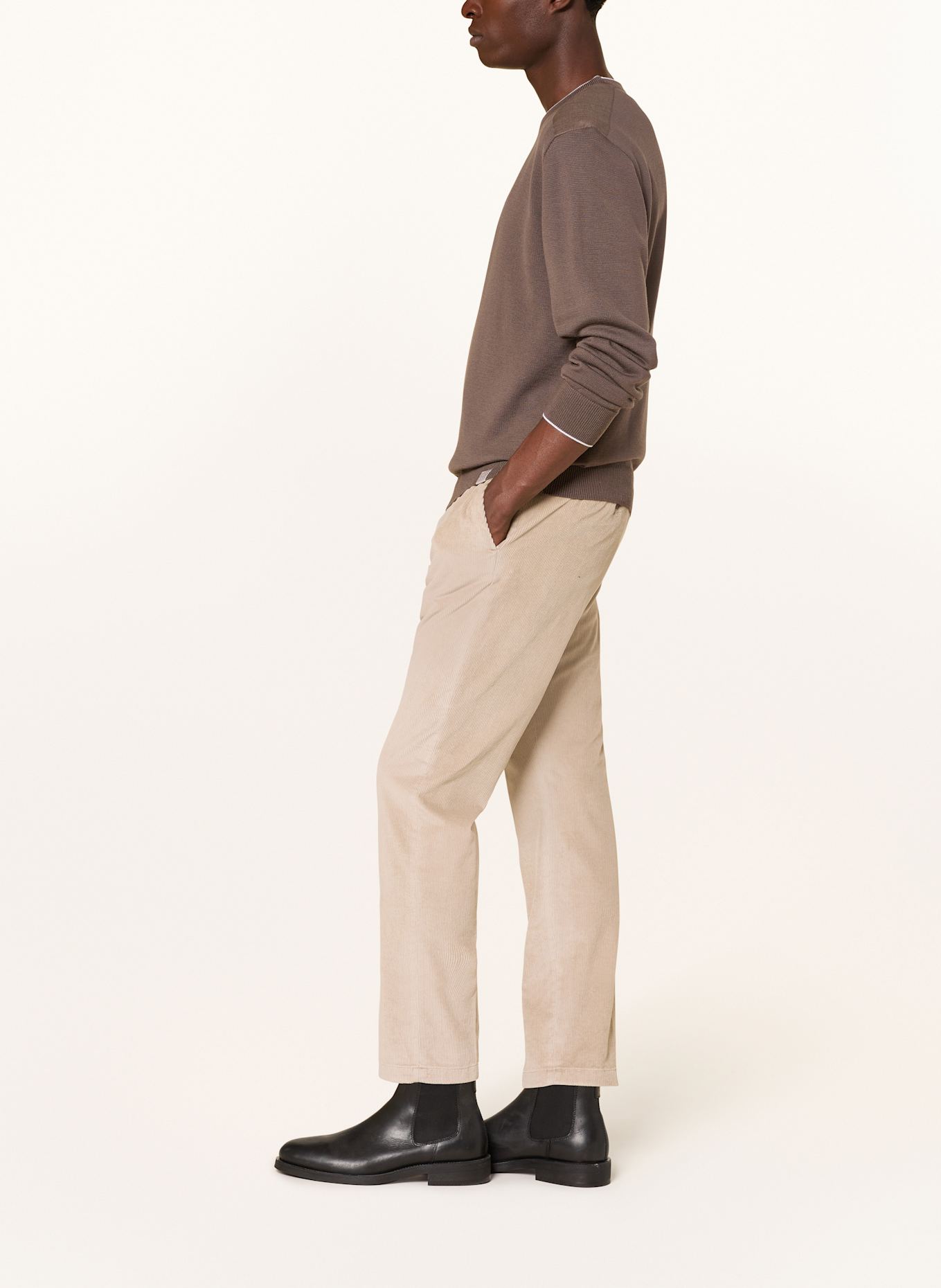 PAUL & SHARK Cordchino Extra Slim Fit: HELLBRAUN