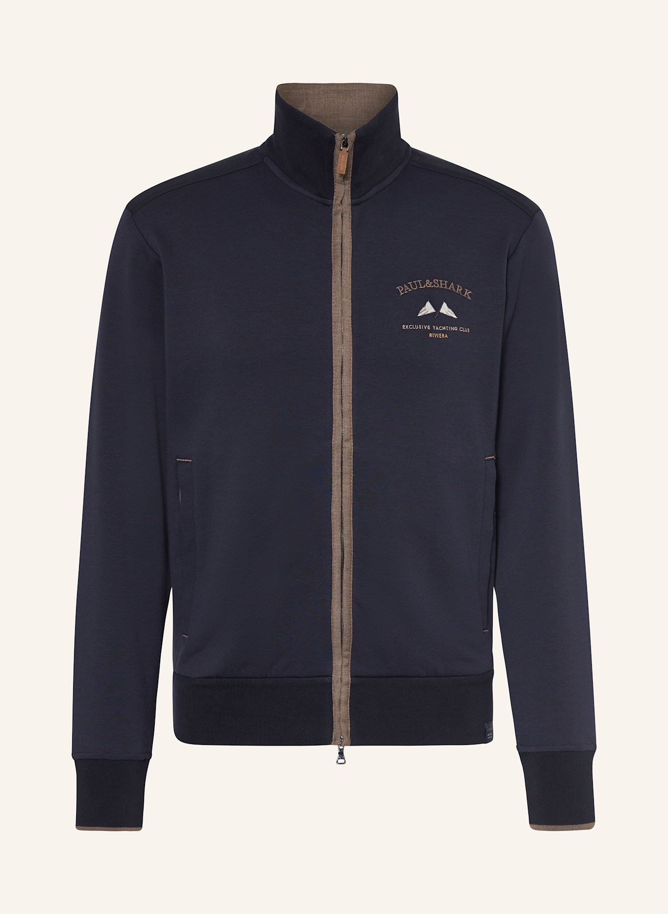 PAUL & SHARK Sweat jacket RIVIERA: DARK BLUE