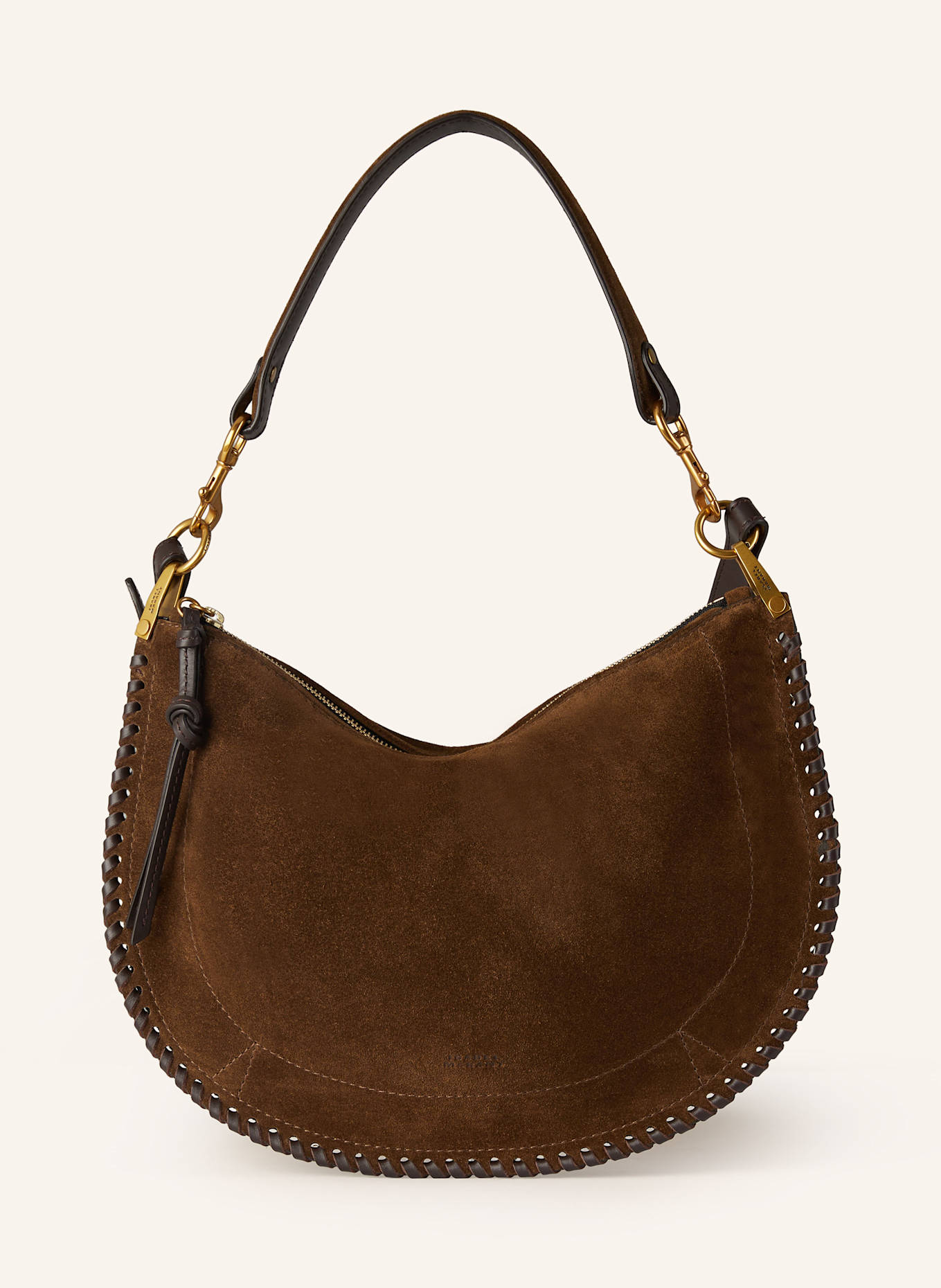 ISABEL MARANT Umhängetasche OSKAN: DUNKELBRAUN