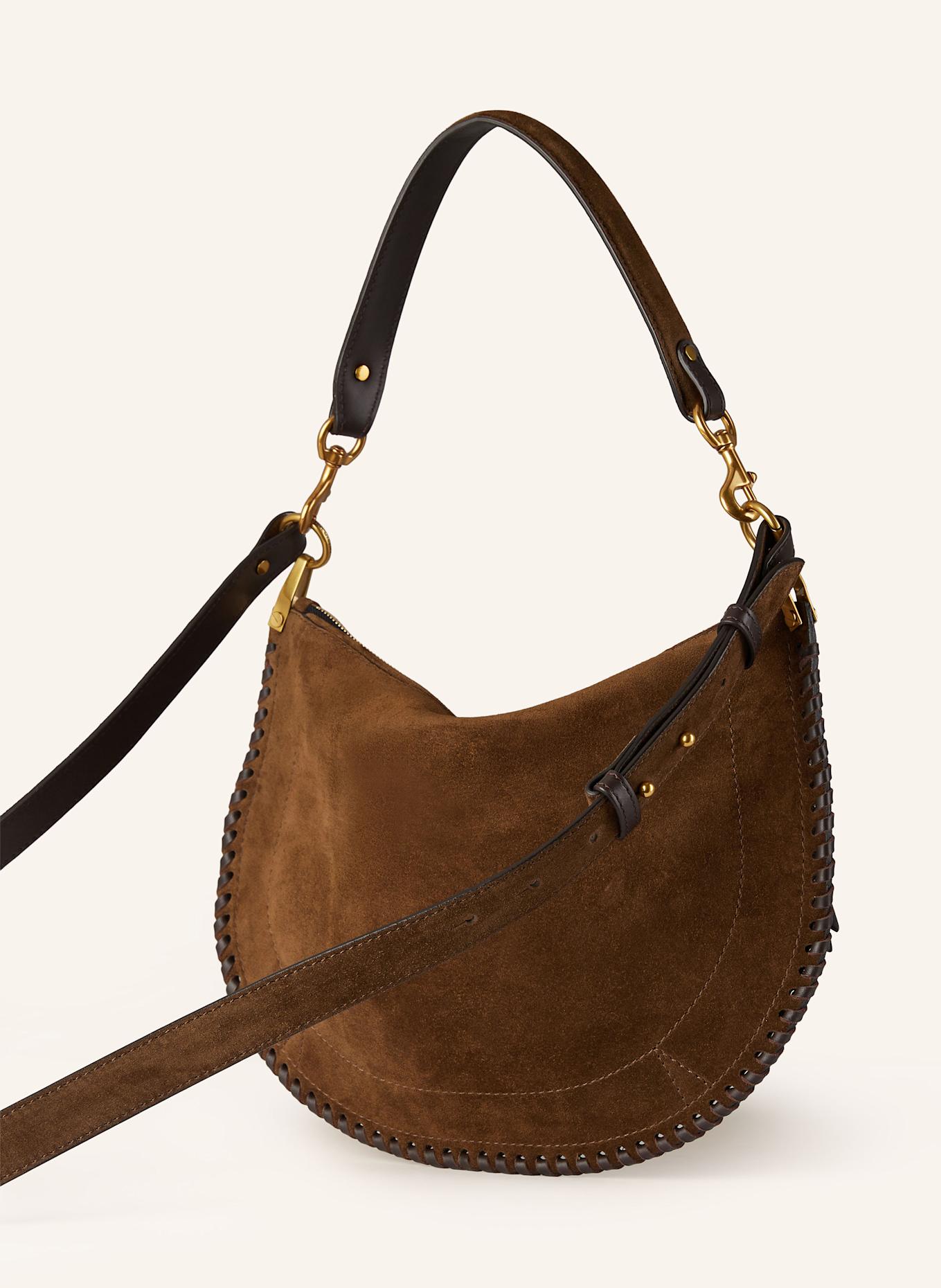 ISABEL MARANT Umhängetasche OSKAN: DUNKELBRAUN