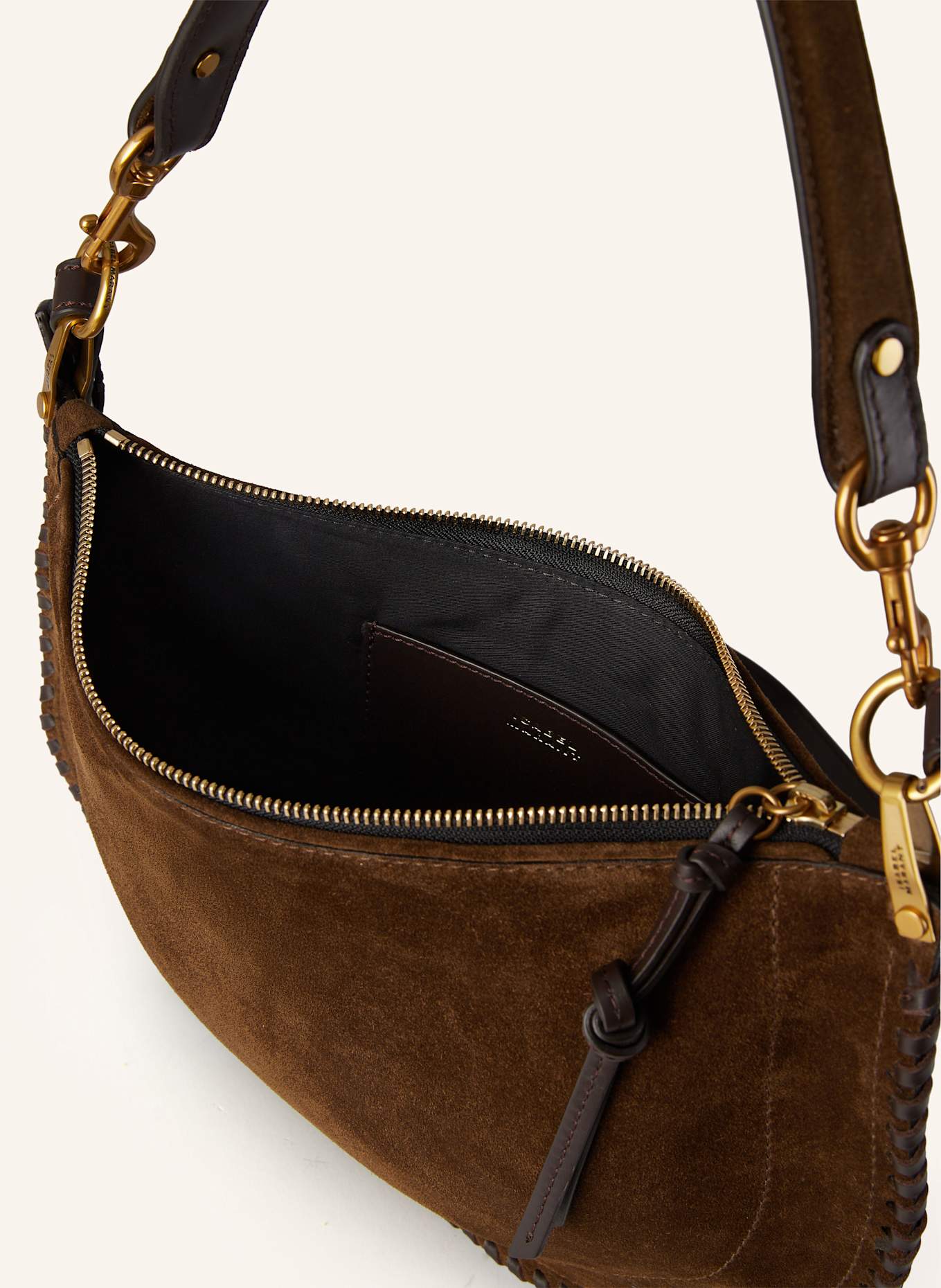 ISABEL MARANT Umhängetasche OSKAN: DUNKELBRAUN