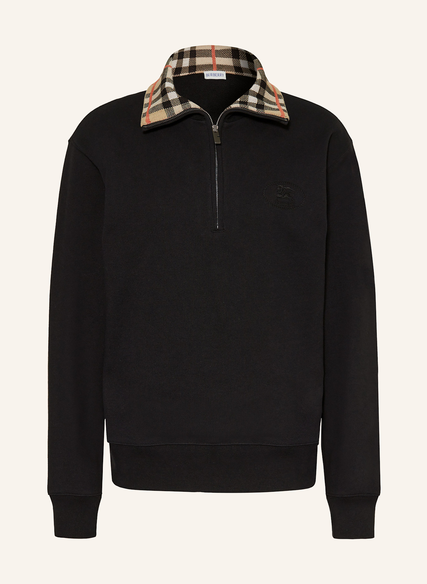 BURBERRY Sweat-Troyer: SCHWARZ