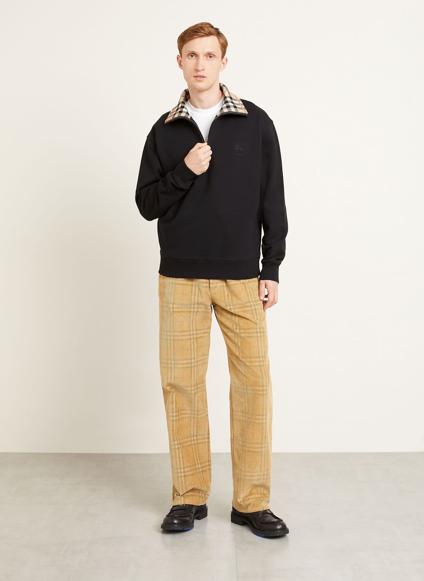 BURBERRY Sweat-Troyer: SCHWARZ