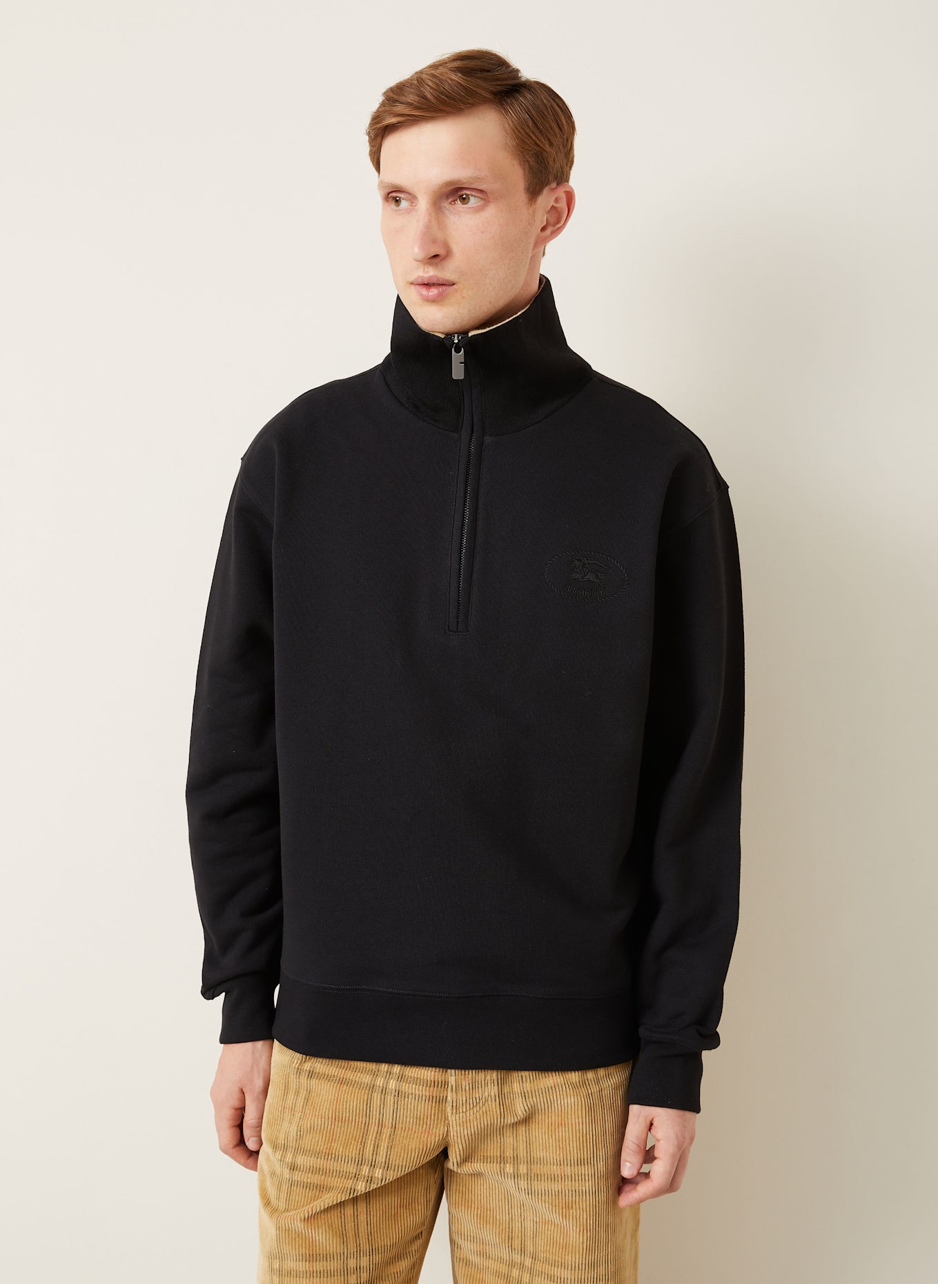 BURBERRY Sweat-Troyer: SCHWARZ