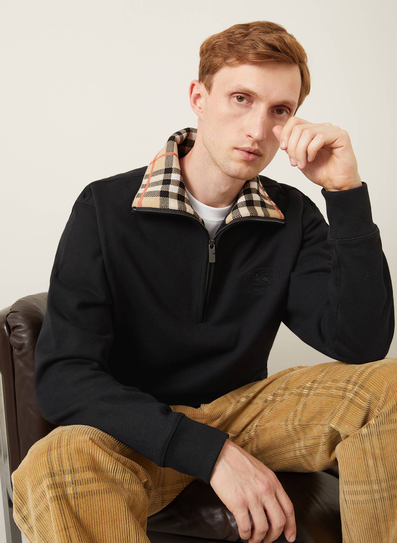 BURBERRY Sweat-Troyer: SCHWARZ