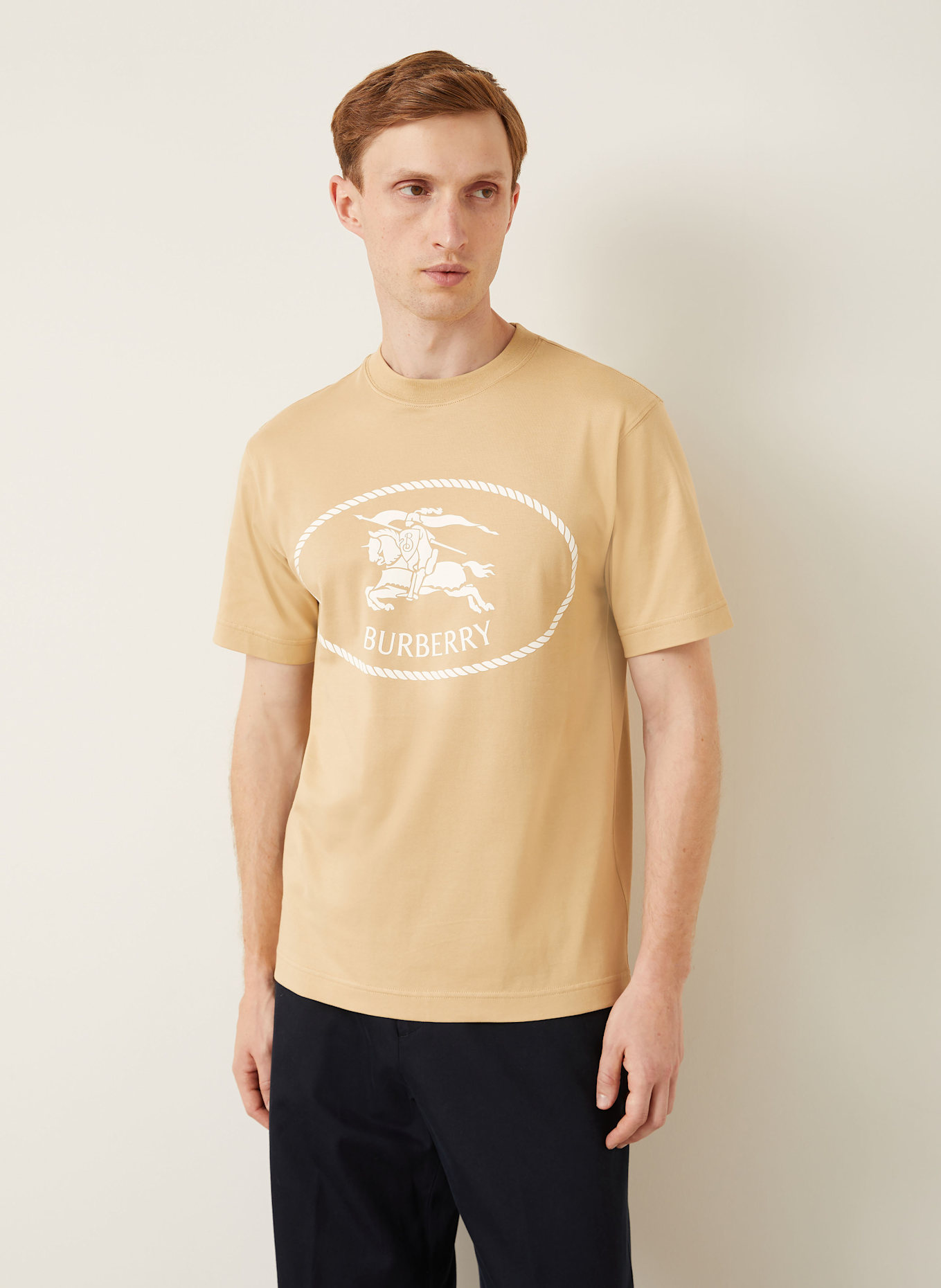 BURBERRY T-shirt: JASNOBRĄZOWY