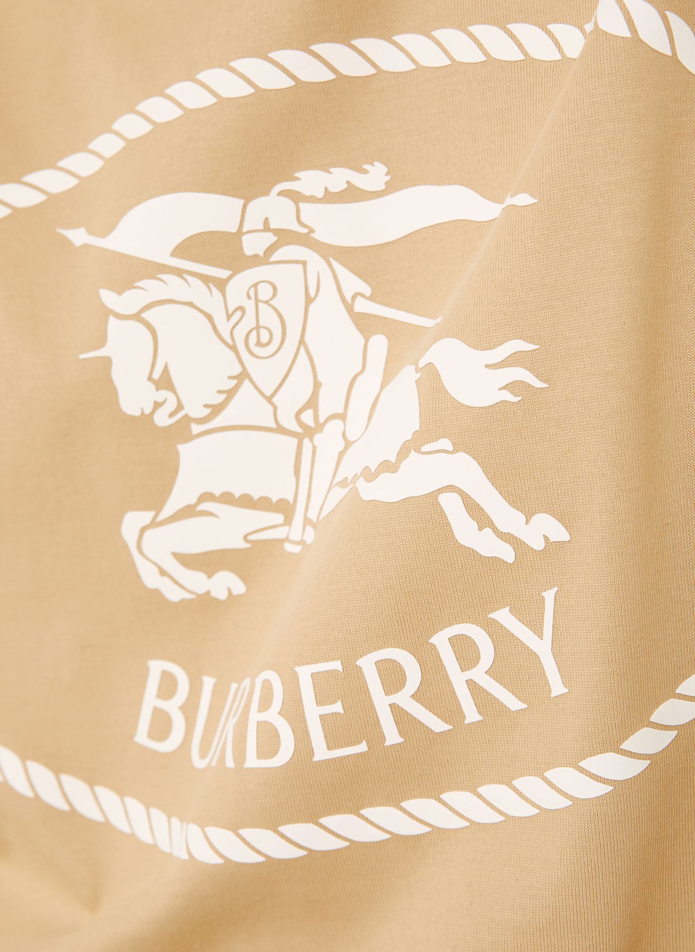 BURBERRY T-shirt: JASNOBRĄZOWY