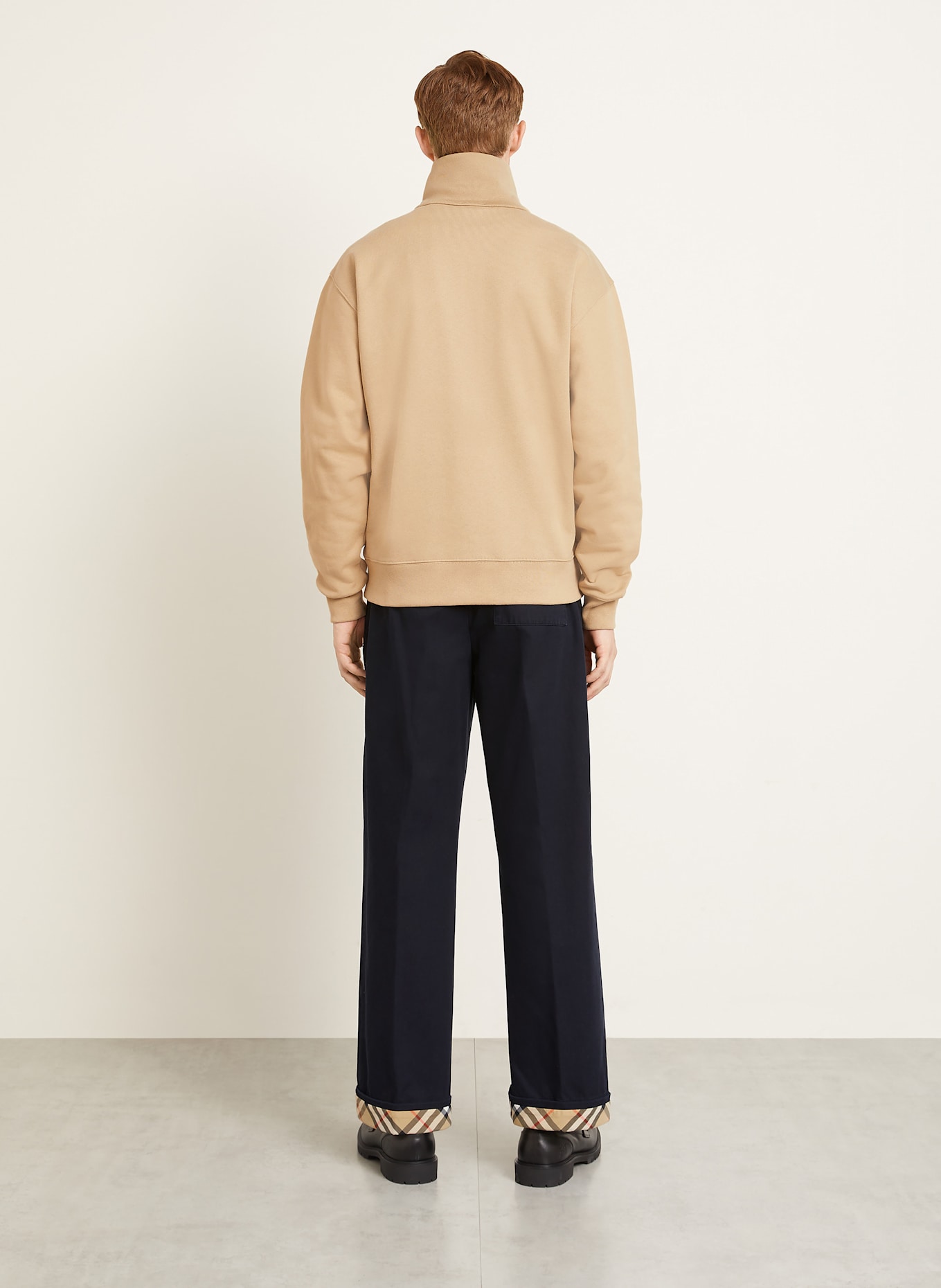 BURBERRY Sweat-Troyer: HELLBRAUN