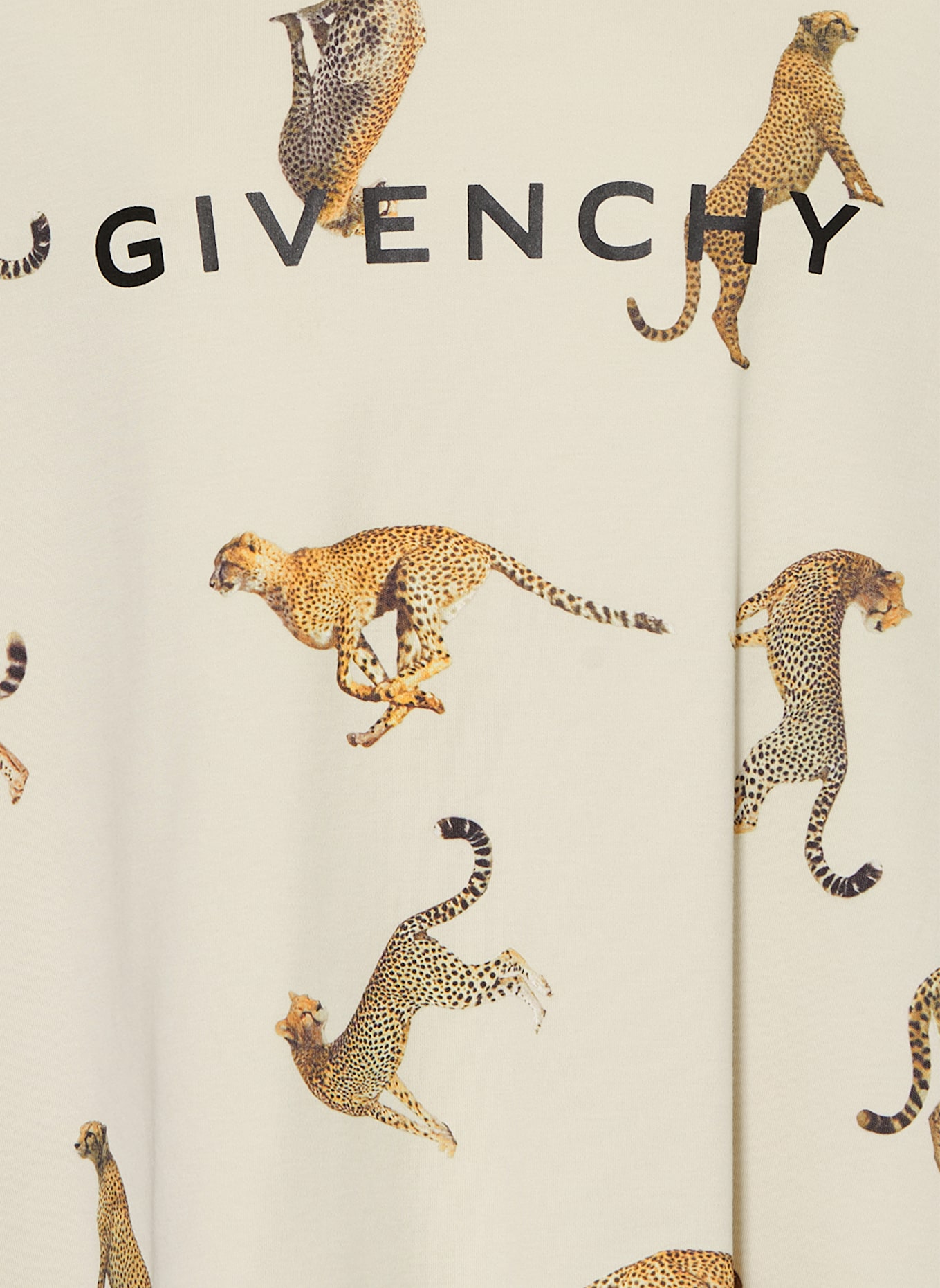 GIVENCHY T-Shirt: CREME / BEIGE / DUNKELGELB
