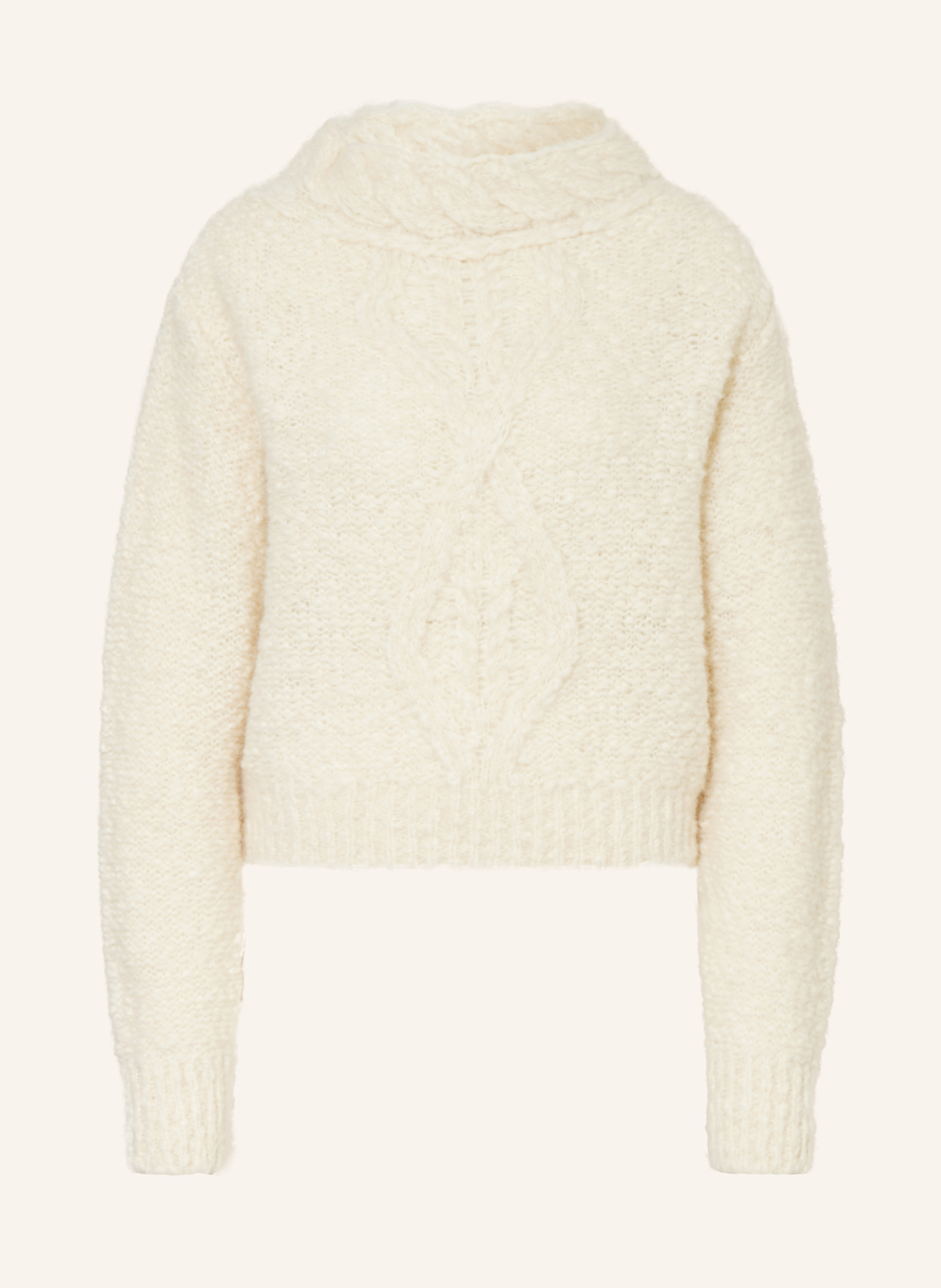 ISABEL MARANT Alpaka-Pullover ROMANE: ECRU