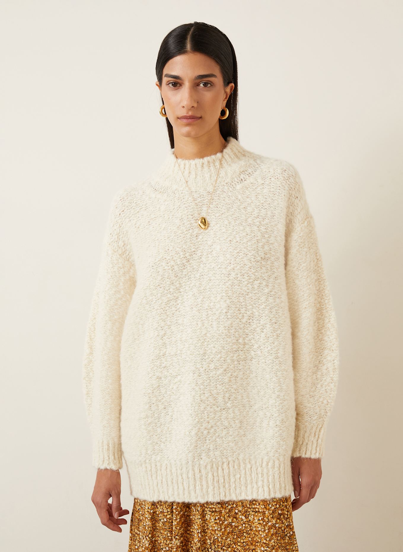 ISABEL MARANT Alpaka-Pullover IDOL: ECRU