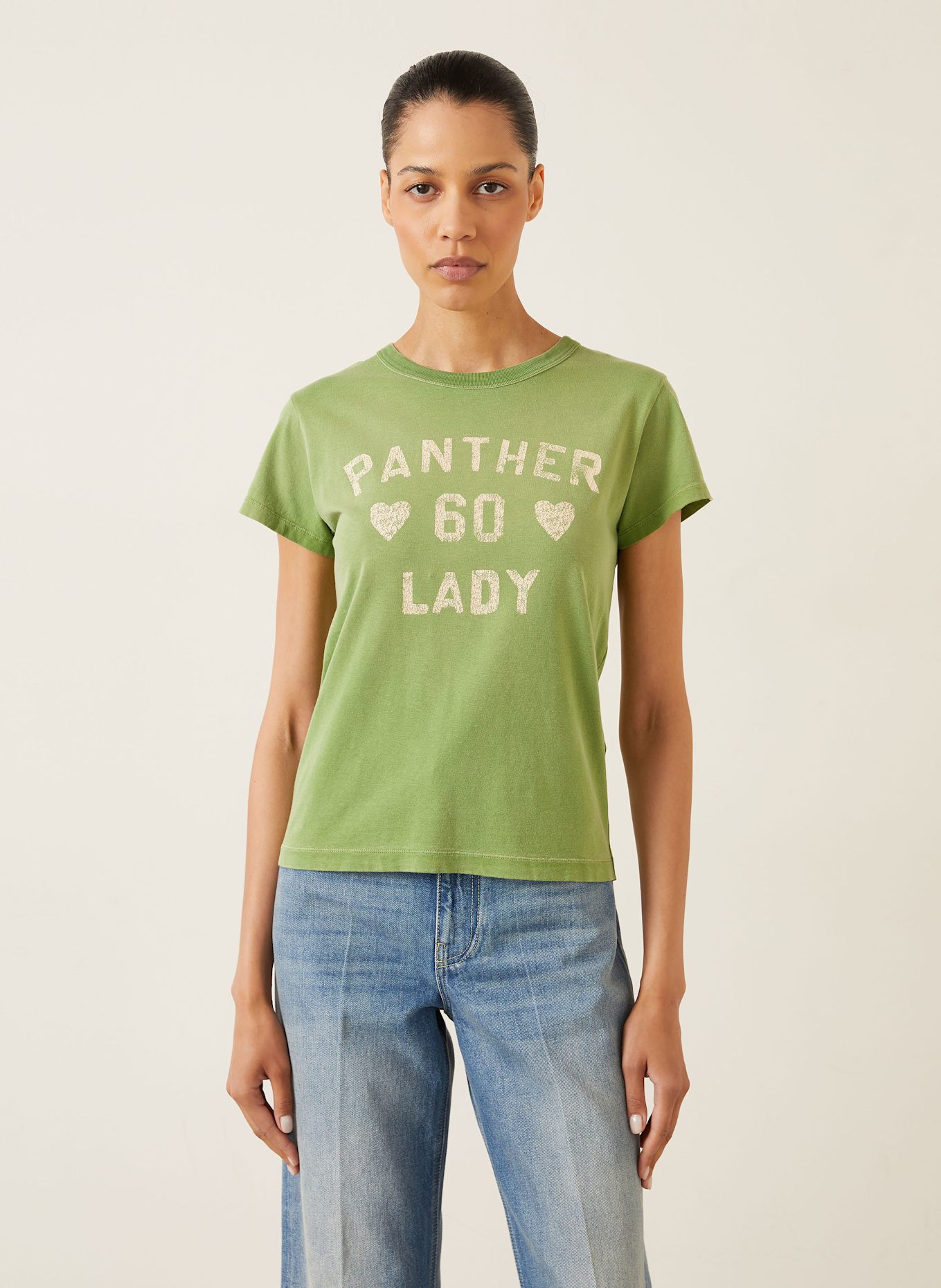 VALENTINO T-shirt in light green/ cream