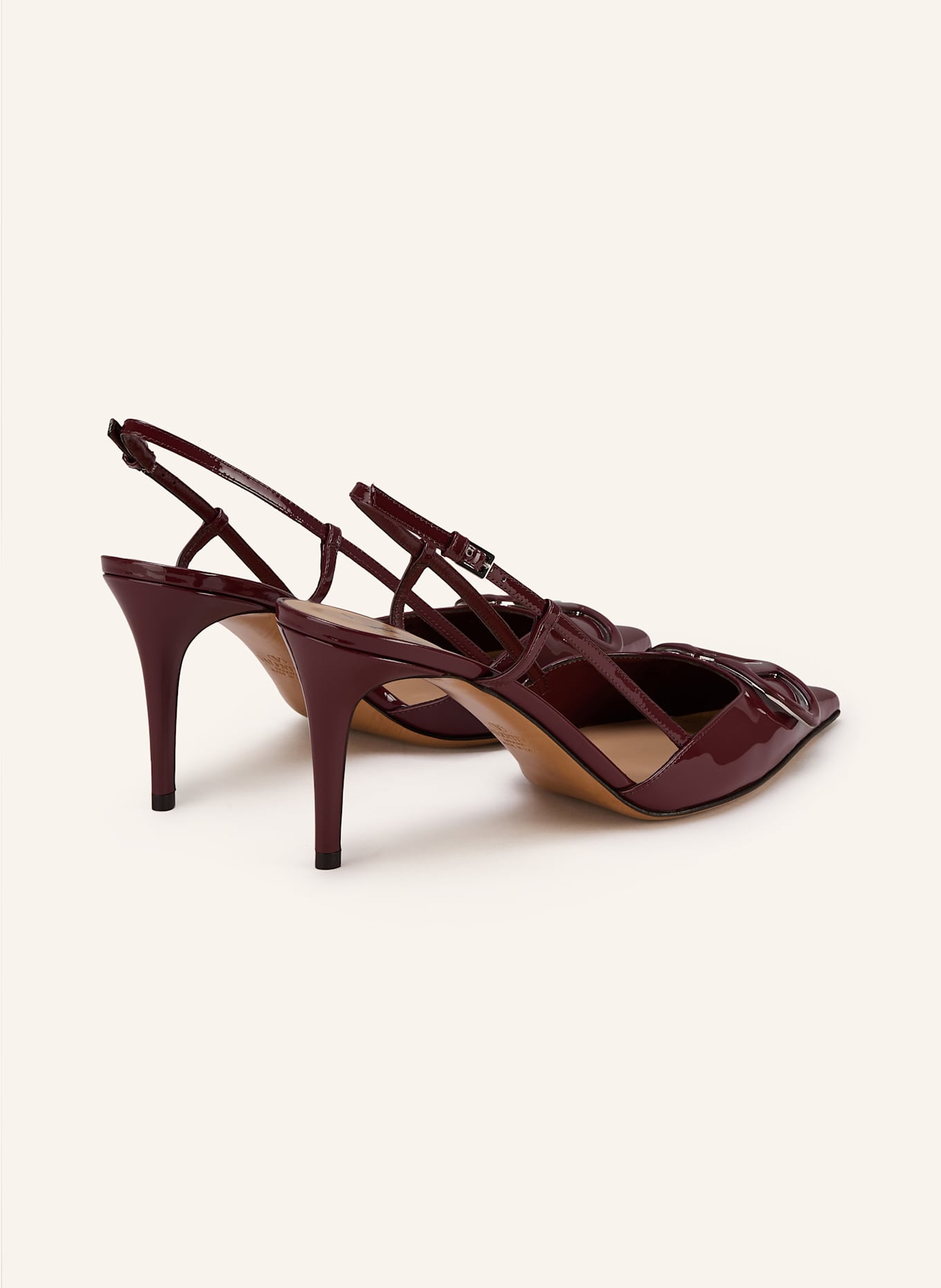 VALENTINO GARAVANI Slingpumps VLOGO SIGNATURE: DUNKELROT