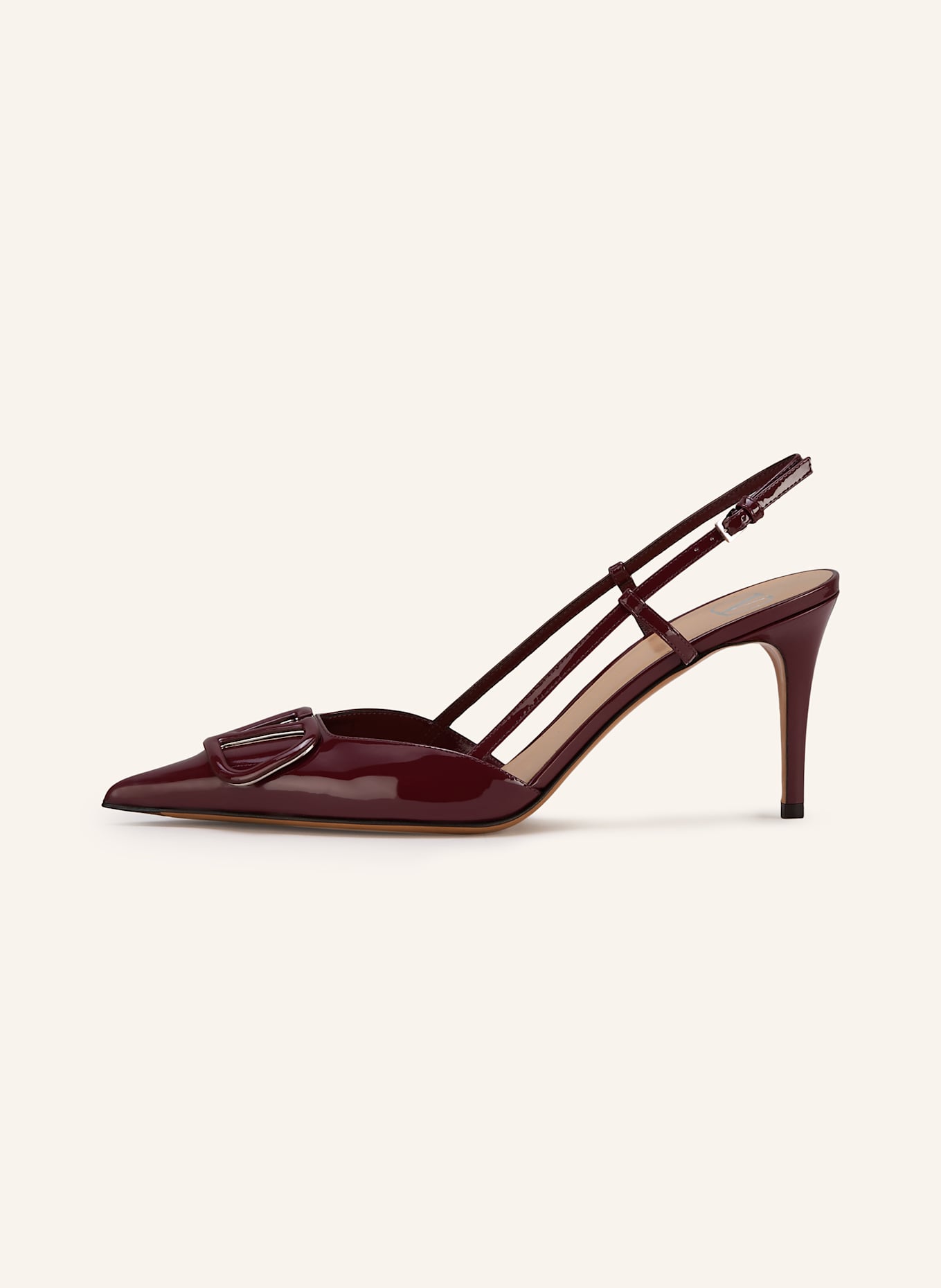 VALENTINO GARAVANI Slingpumps VLOGO SIGNATURE: DUNKELROT