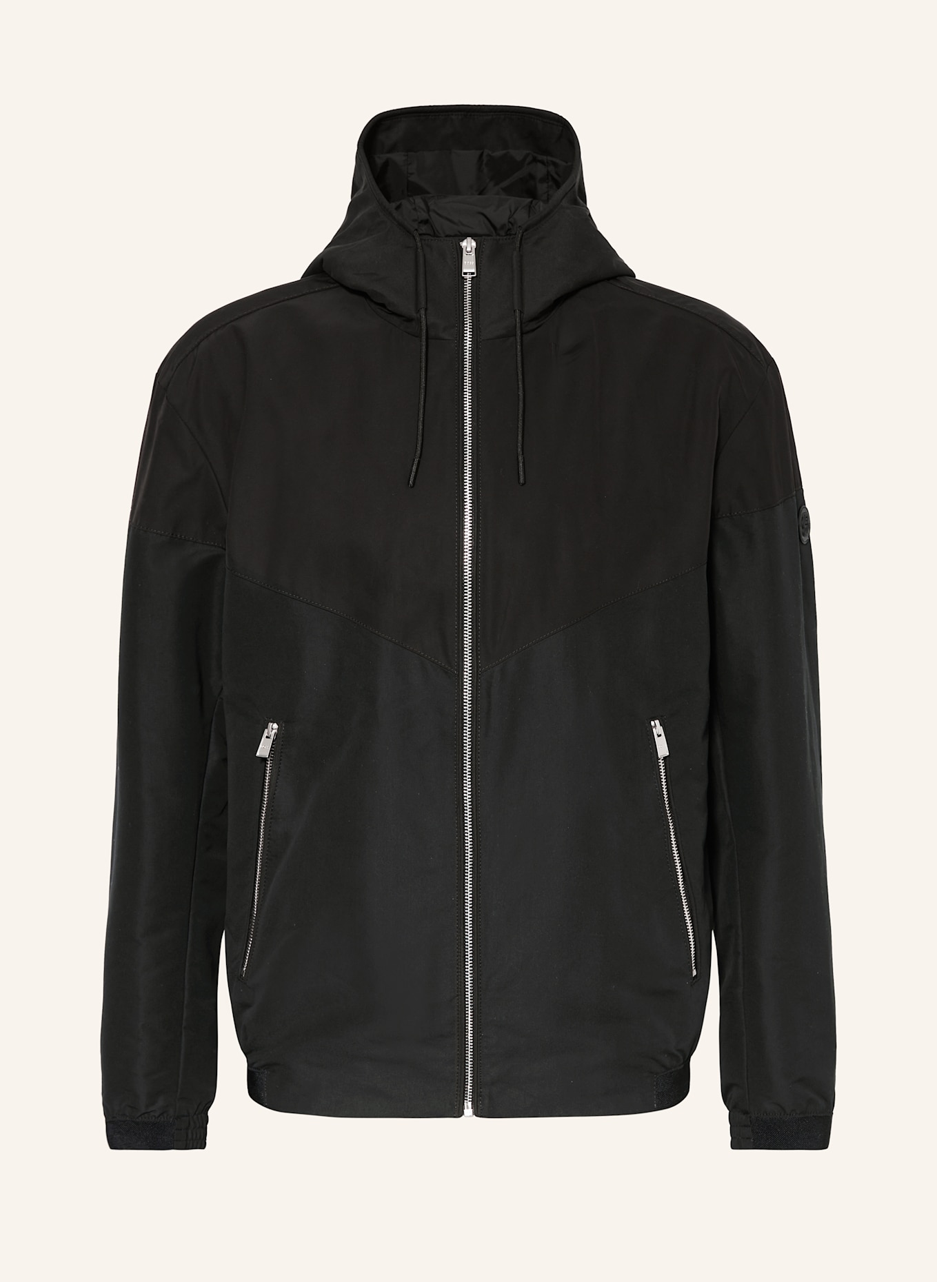 BOSS Regenjacke CIRENO4: SCHWARZ