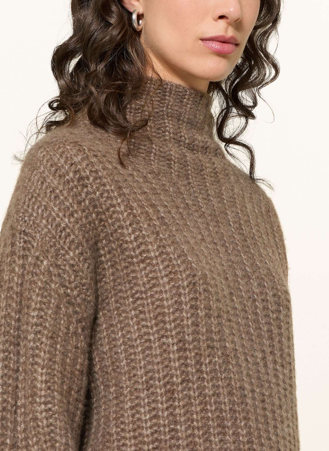 MRS & HUGS Pullover aus Cashmere: BRAUN