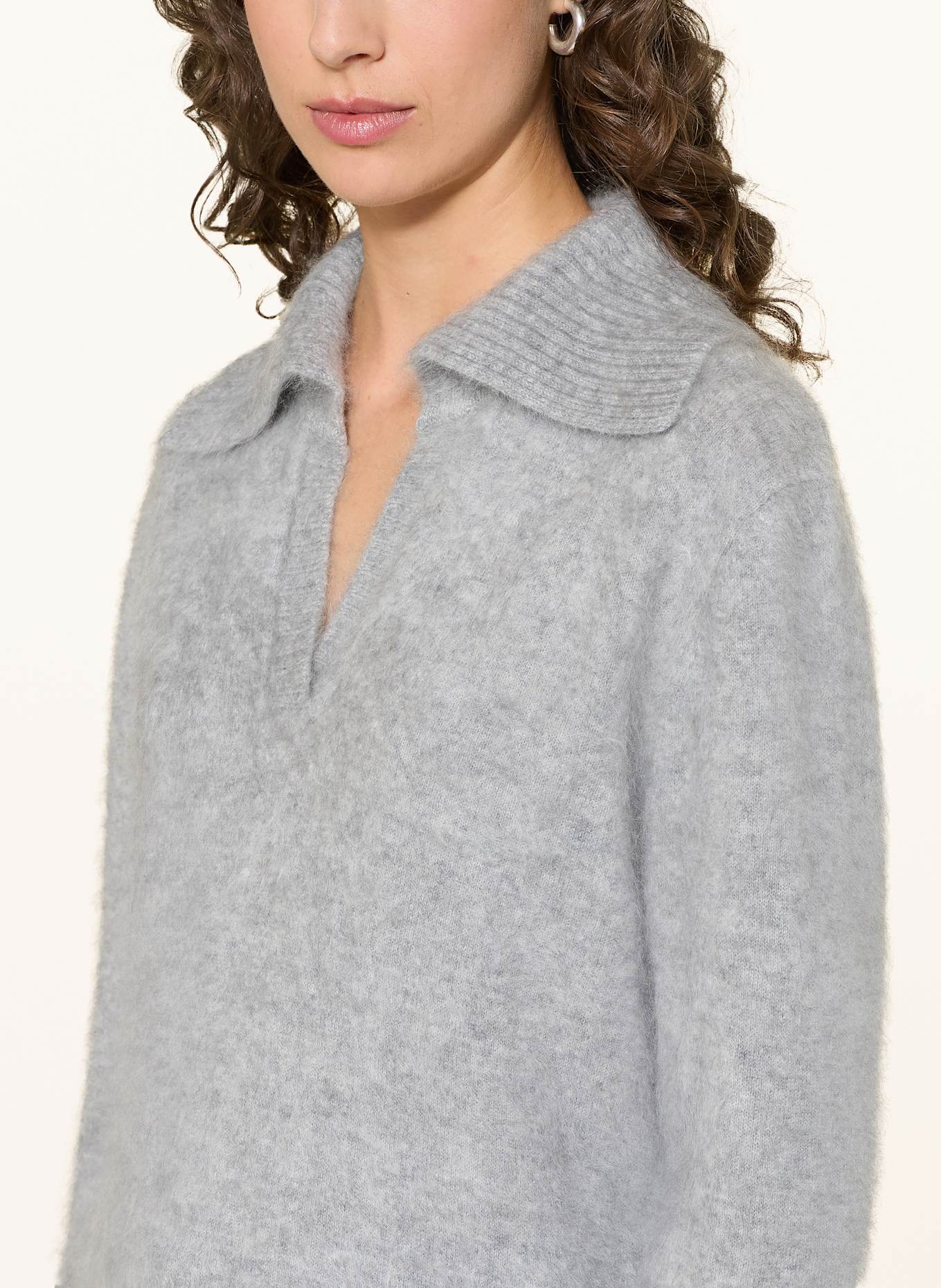 MRS & HUGS Cashmere-Pullover: GRAU