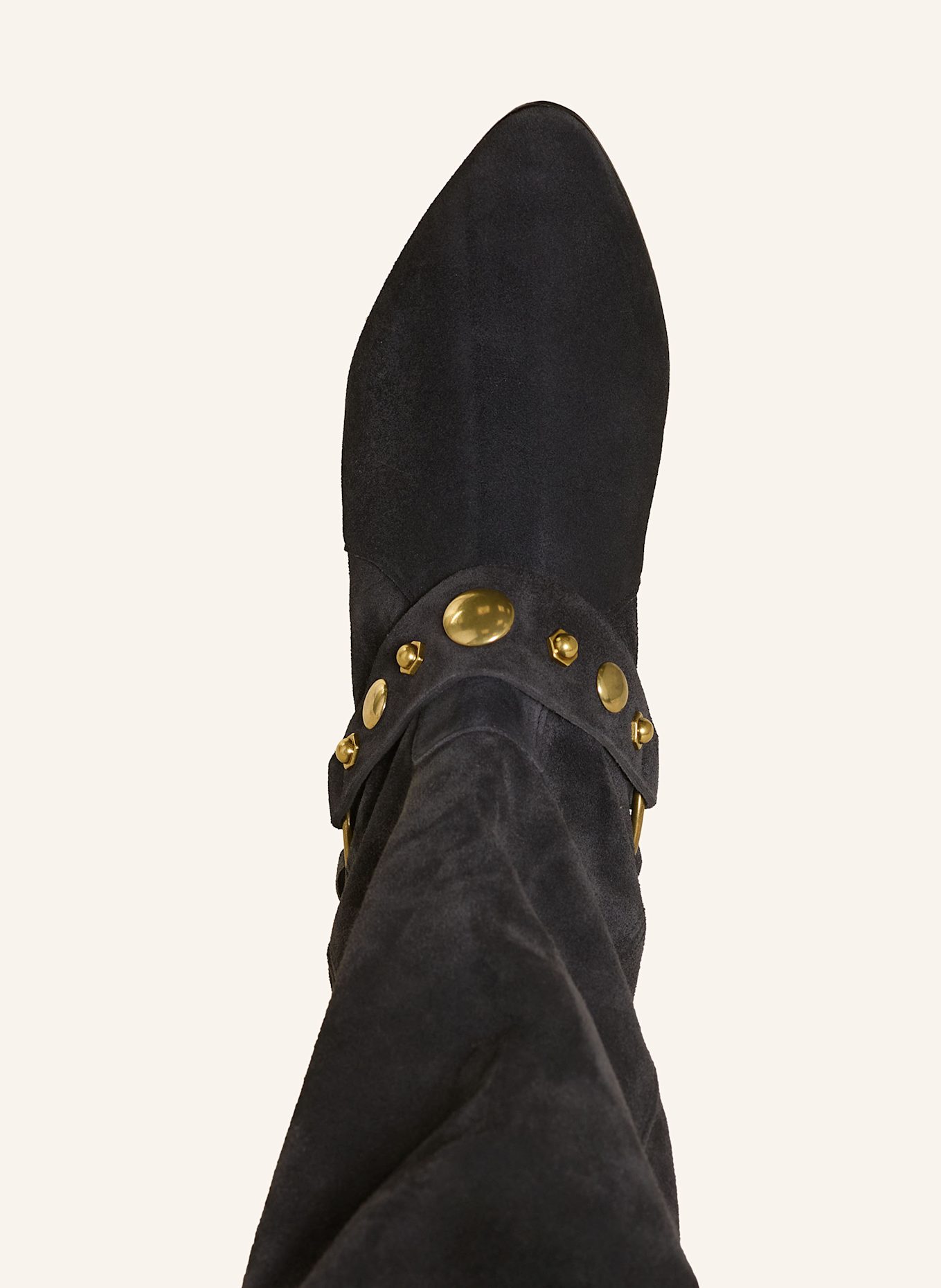 ISABEL MARANT Overknee-Stiefel SELIZE: SCHWARZ