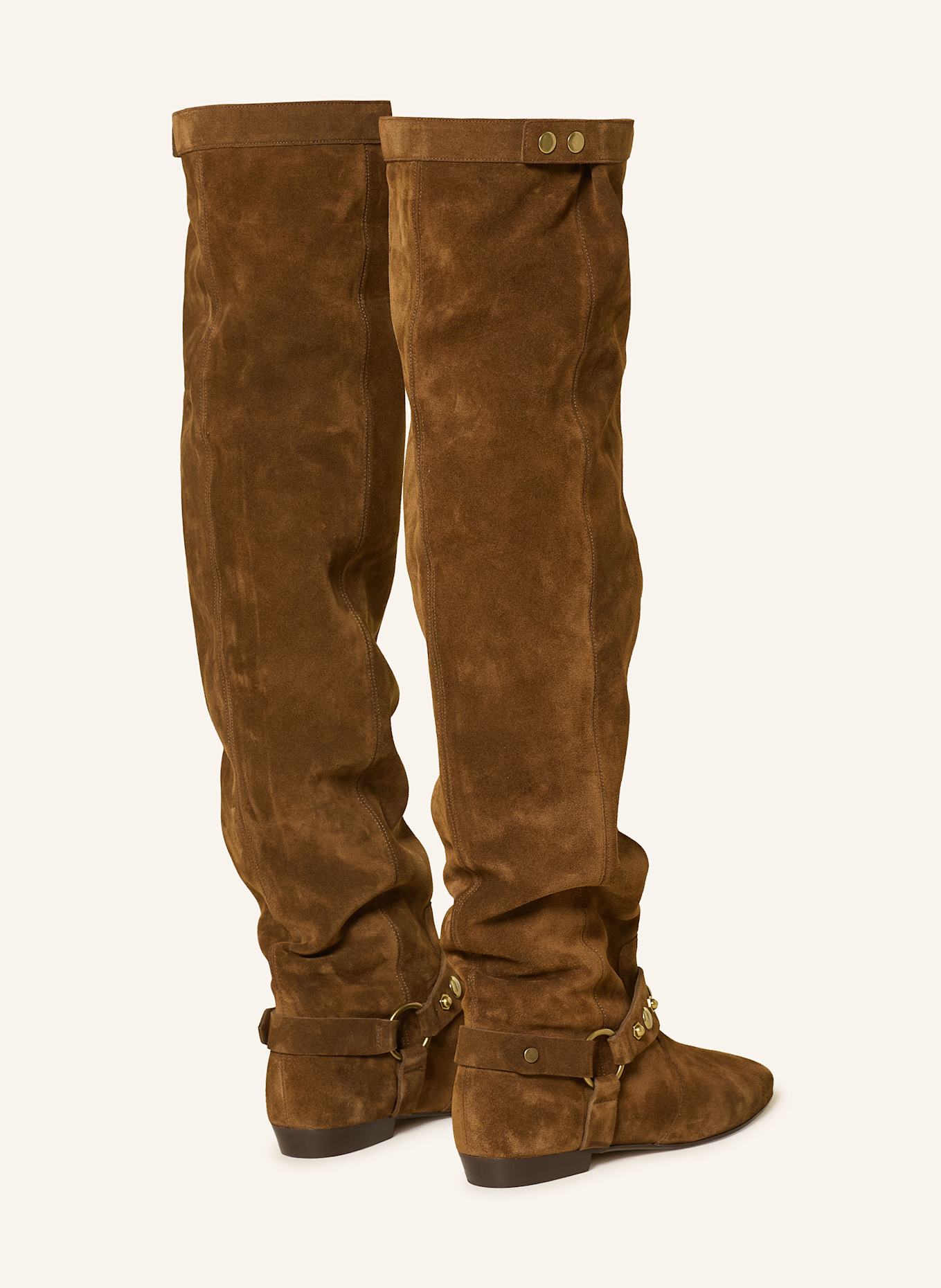 ISABEL MARANT Overknee-Stiefel SELIZE: BRAUN