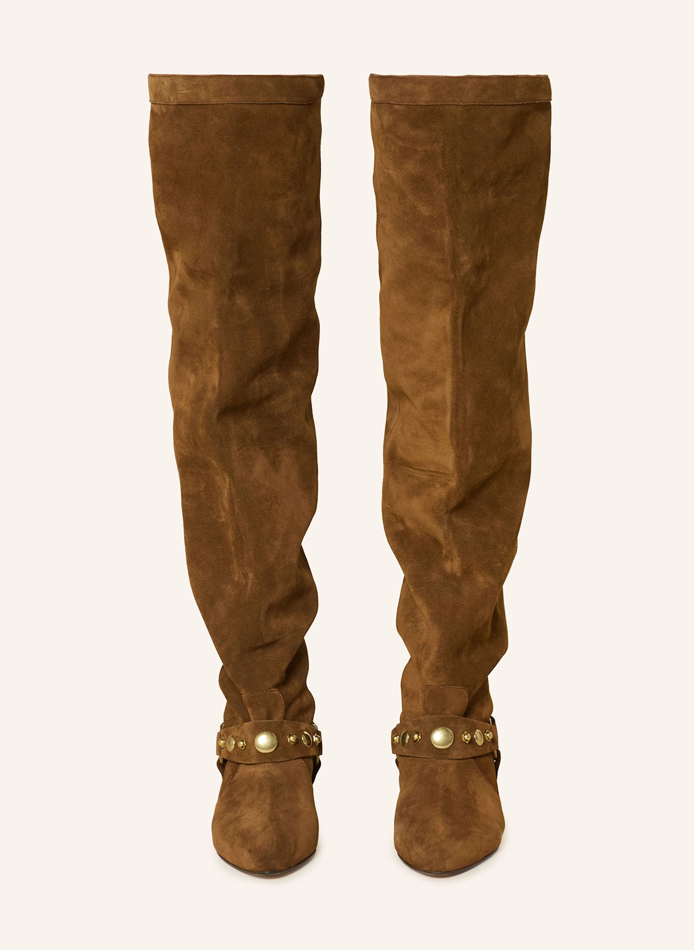 ISABEL MARANT Overknee-Stiefel SELIZE: BRAUN
