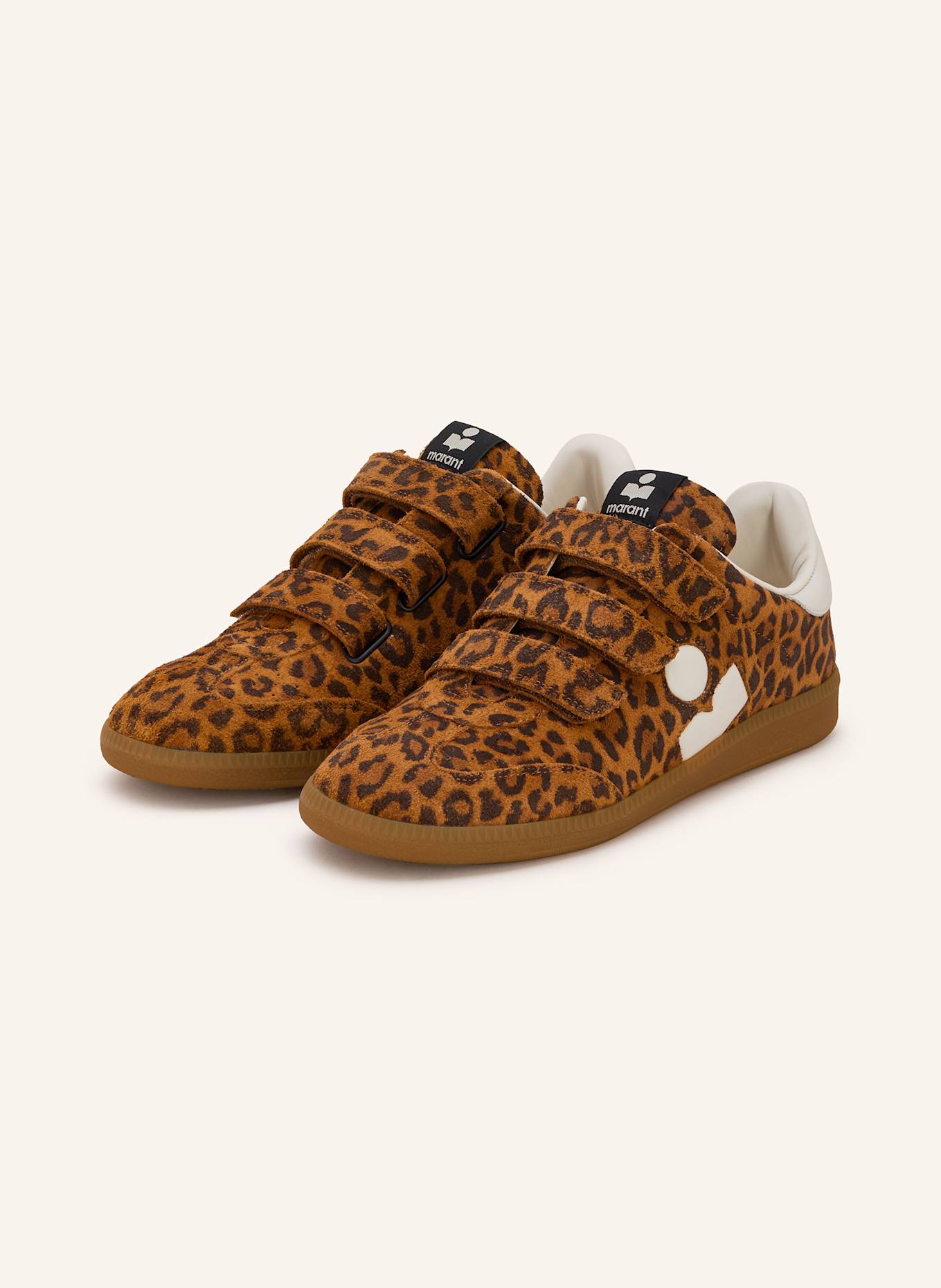 ISABEL MARANT Sneaker BETH: BRAUN / DUNKELBRAUN