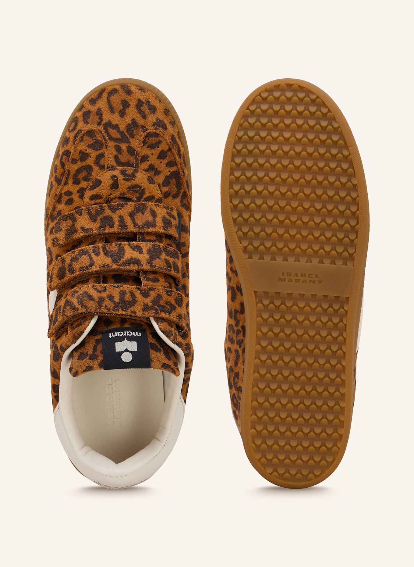 ISABEL MARANT Sneaker BETH: BRAUN / DUNKELBRAUN