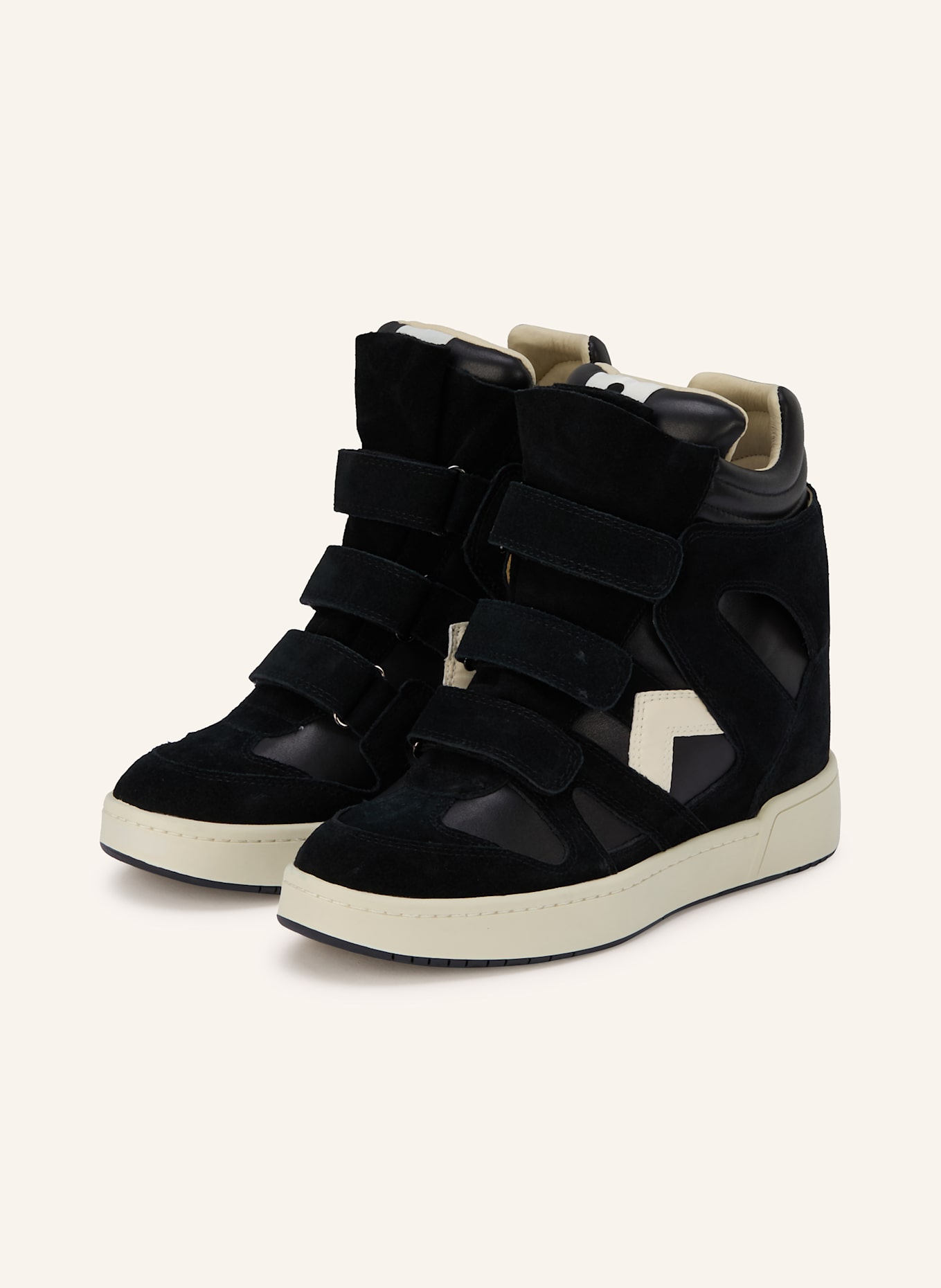 ISABEL MARANT Hightop GIABORGHINI sneakers IM3: BLACK