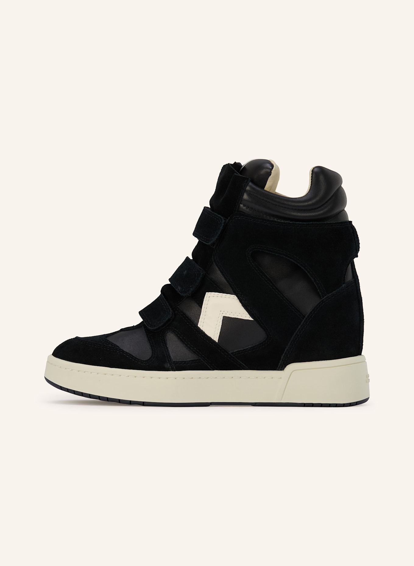 ISABEL MARANT Hightop GIABORGHINI sneakers IM3: BLACK