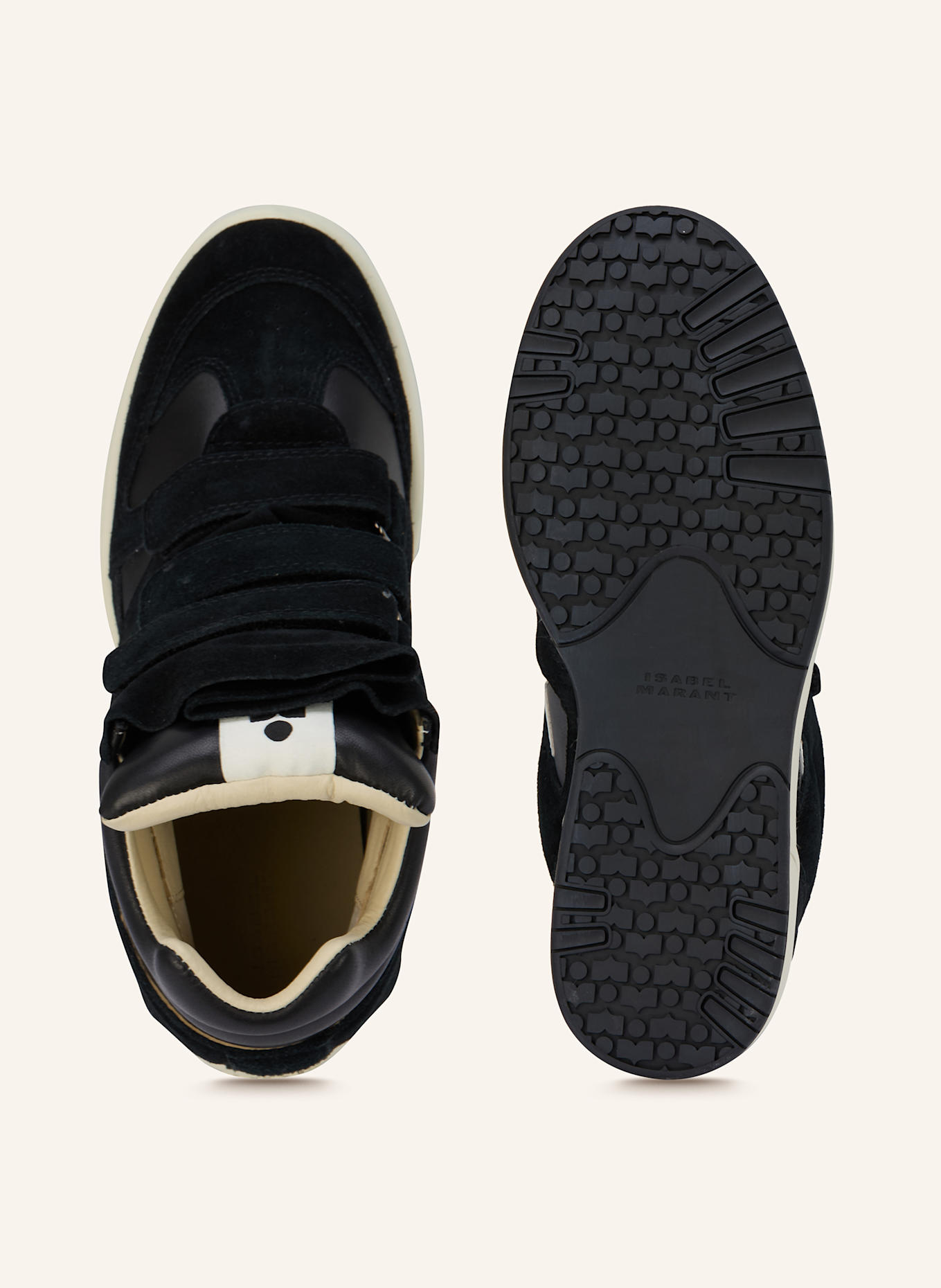 ISABEL MARANT Hightop GIABORGHINI sneakers IM3: BLACK