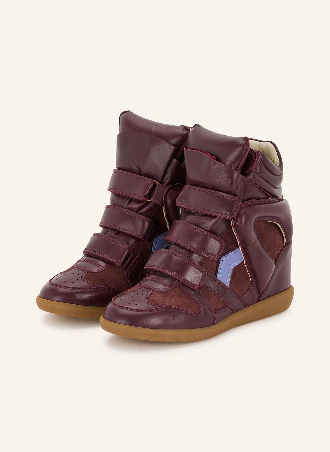 ISABEL MARANT High-top sneakers BEKETT: DARK RED