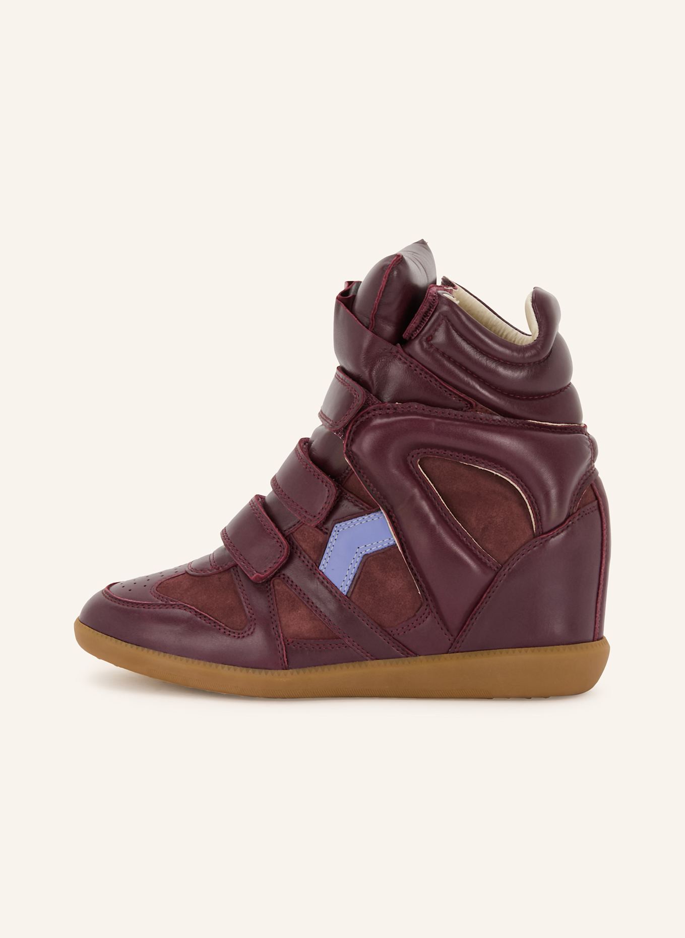 ISABEL MARANT High-top sneakers BEKETT: DARK RED