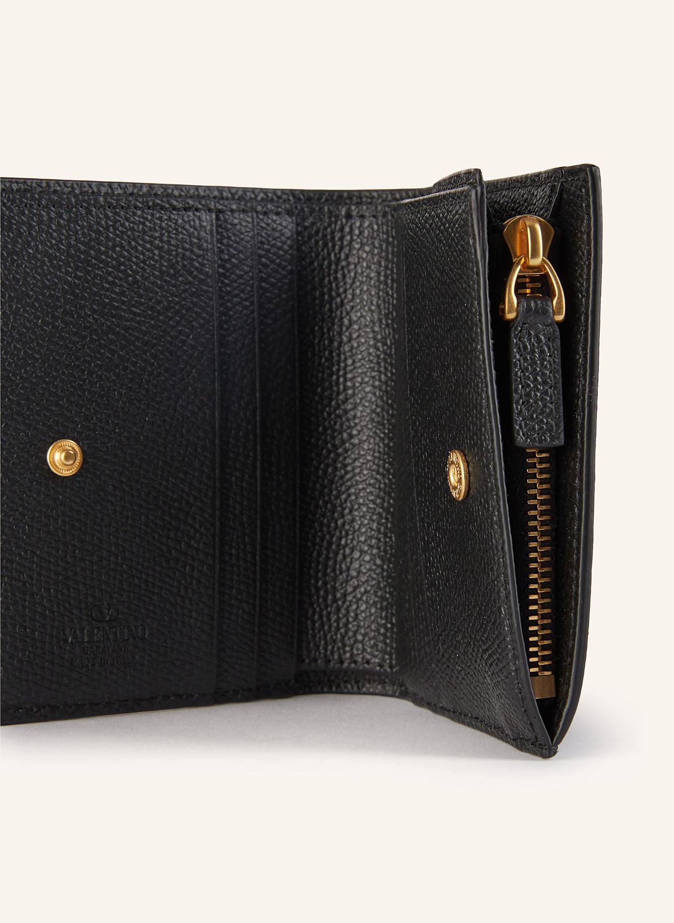VALENTINO GARAVANI Portfel VLOGO SIGNATURE: CZARNY
