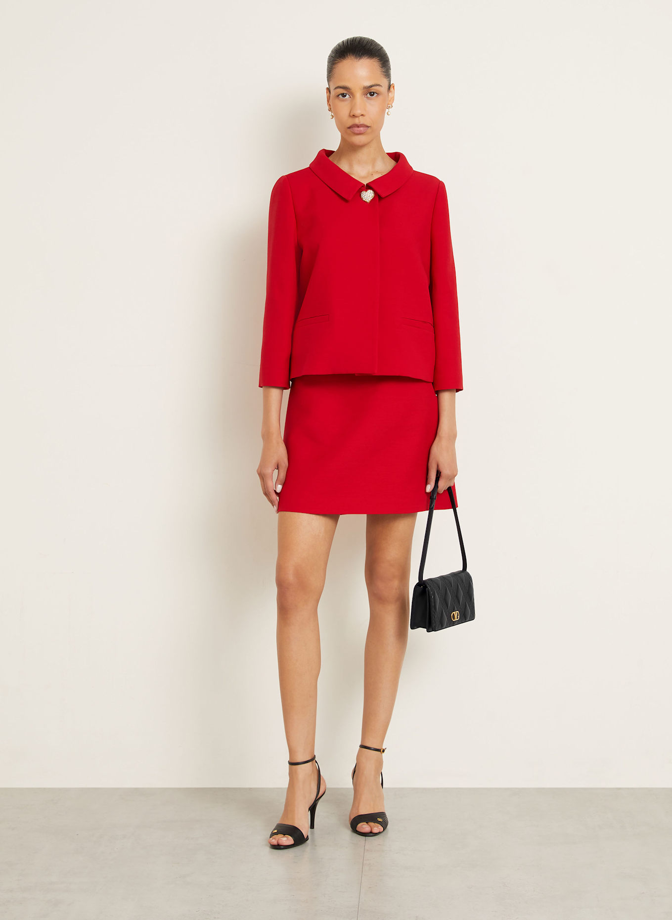 VALENTINO GARAVANI Umhängetasche QUILTIE 67: SCHWARZ