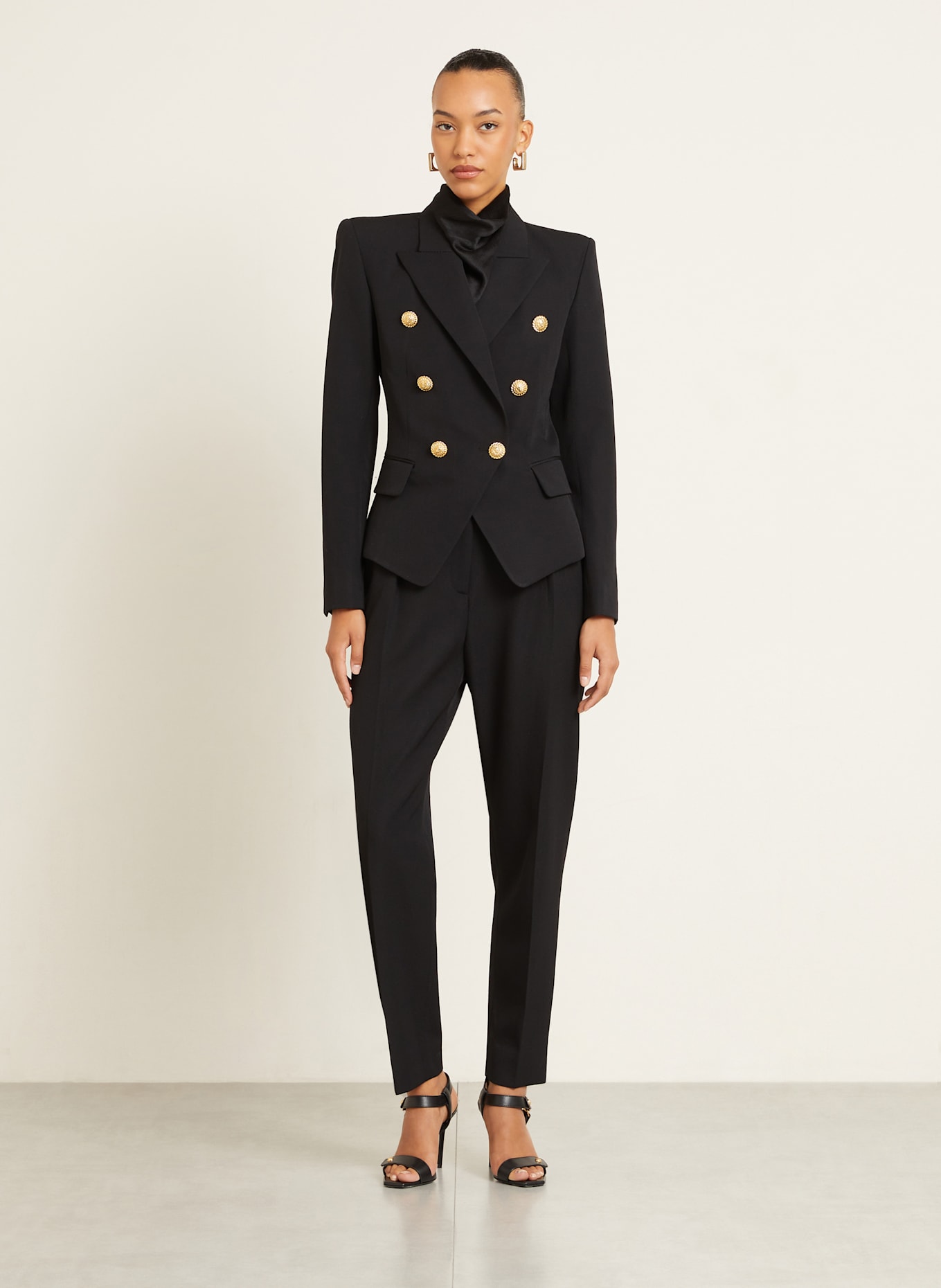 BALMAIN Blezer: CZARNY