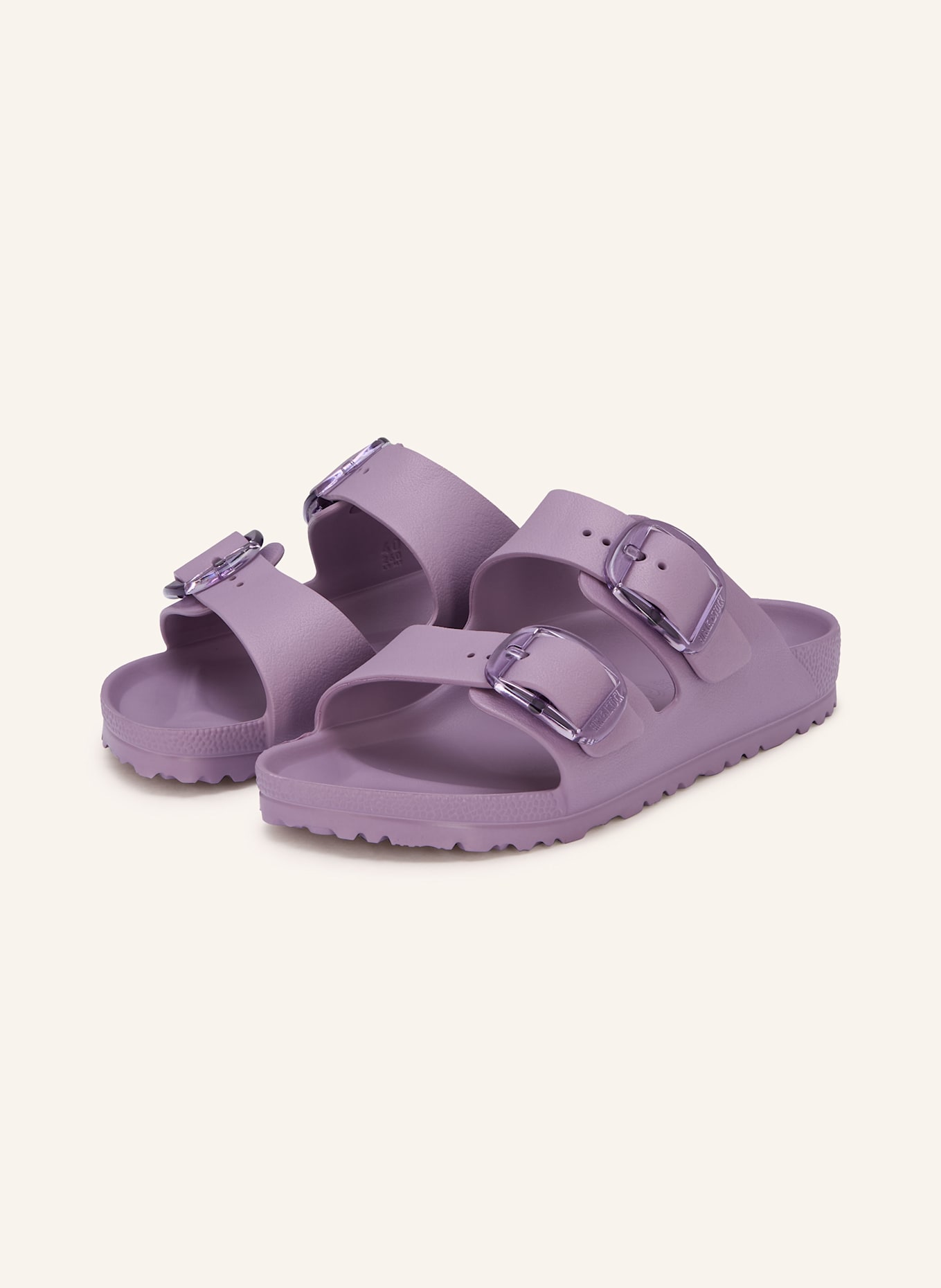 BIRKENSTOCK Pantoletten ARIZONA STEALTH BUCKLE: HELLLILA