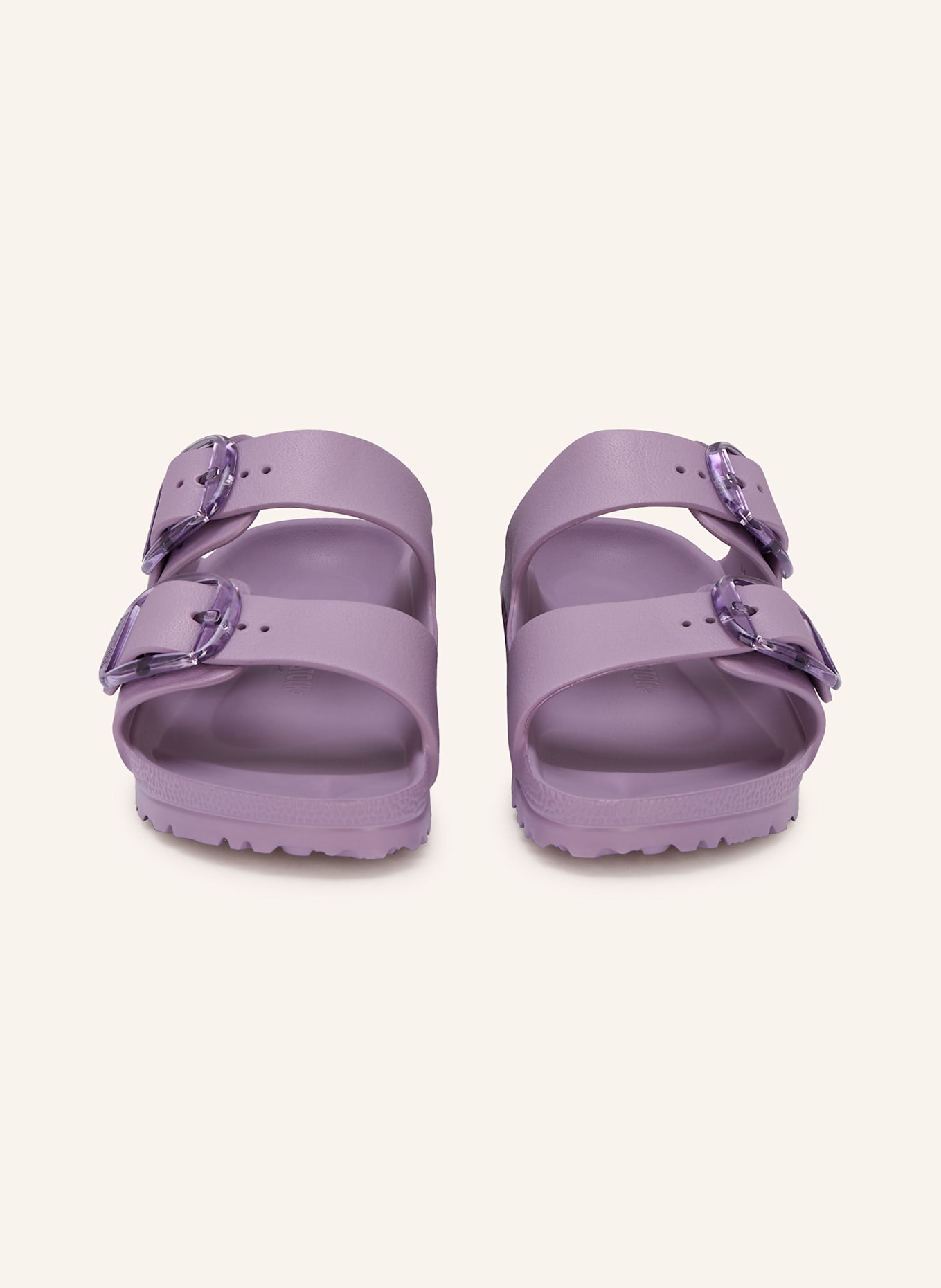 BIRKENSTOCK Pantoletten ARIZONA STEALTH BUCKLE: HELLLILA