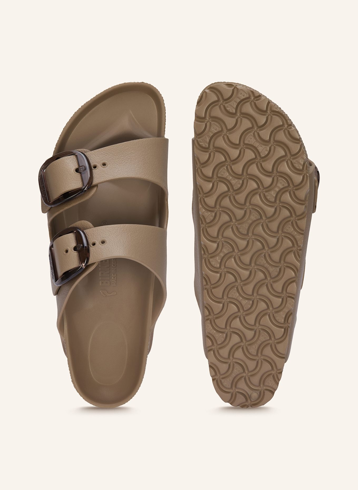 BIRKENSTOCK Pantoletten ARIZONA STEALTH BUCKLE: TAUPE