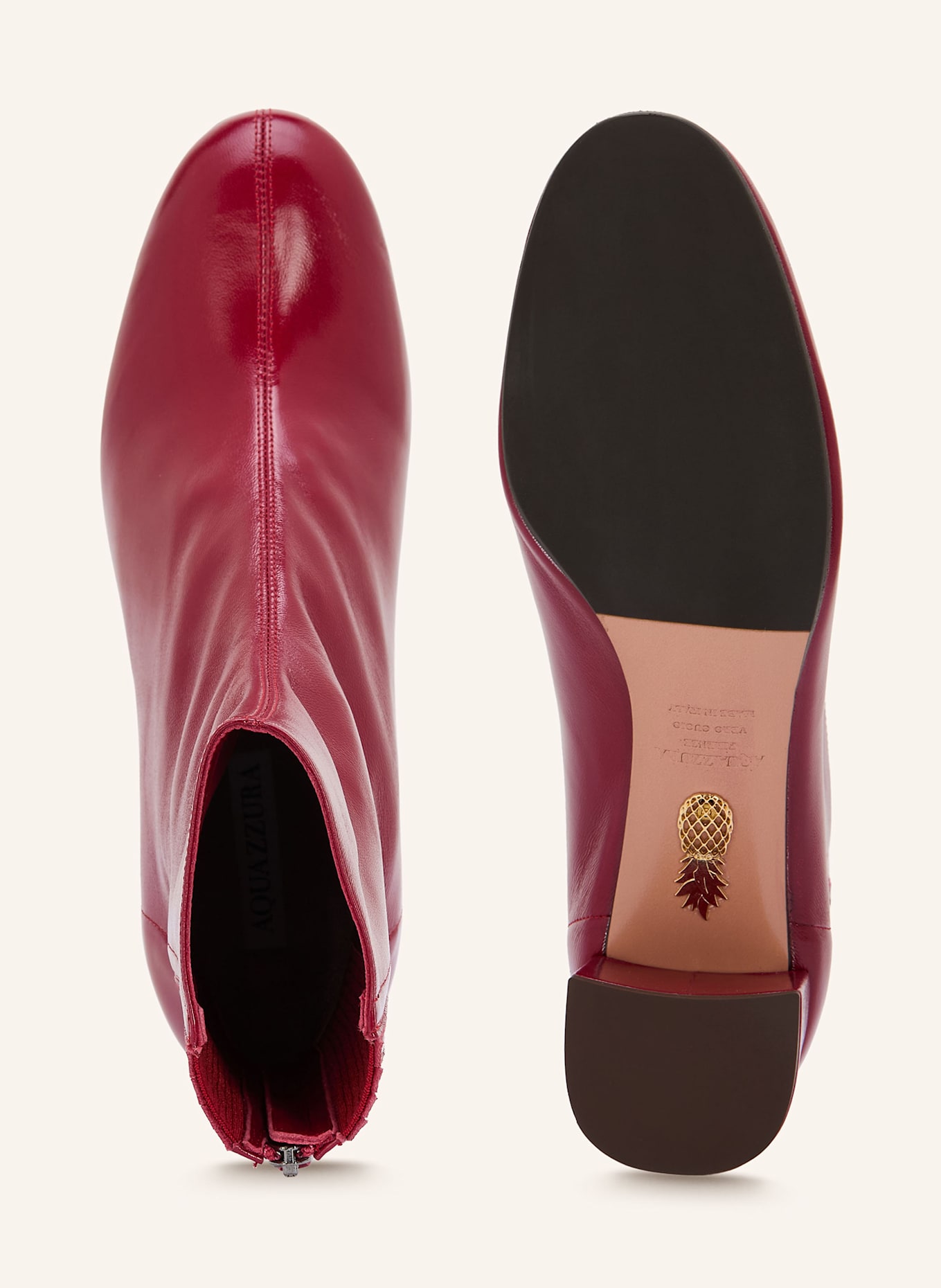 AQUAZZURA Stiefeletten SAINT HONORE: DUNKELROT