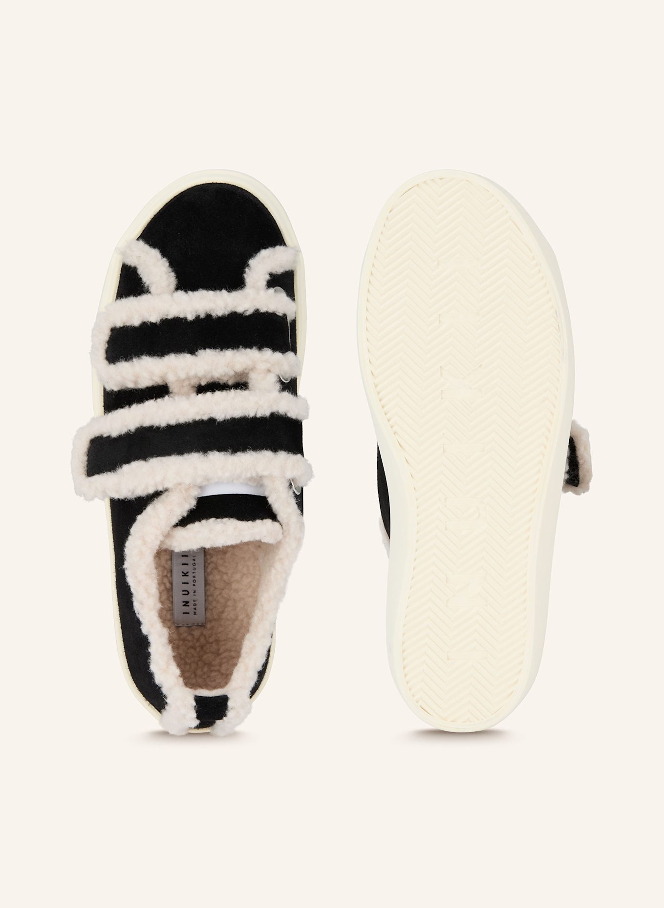 INUIKII Baskets VELCRO LOW: NOIR