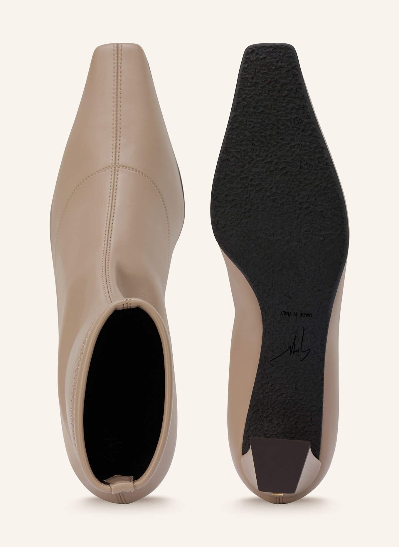 GIUSEPPE ZANOTTI DESIGN Botki BARBARO: BEŻOWY