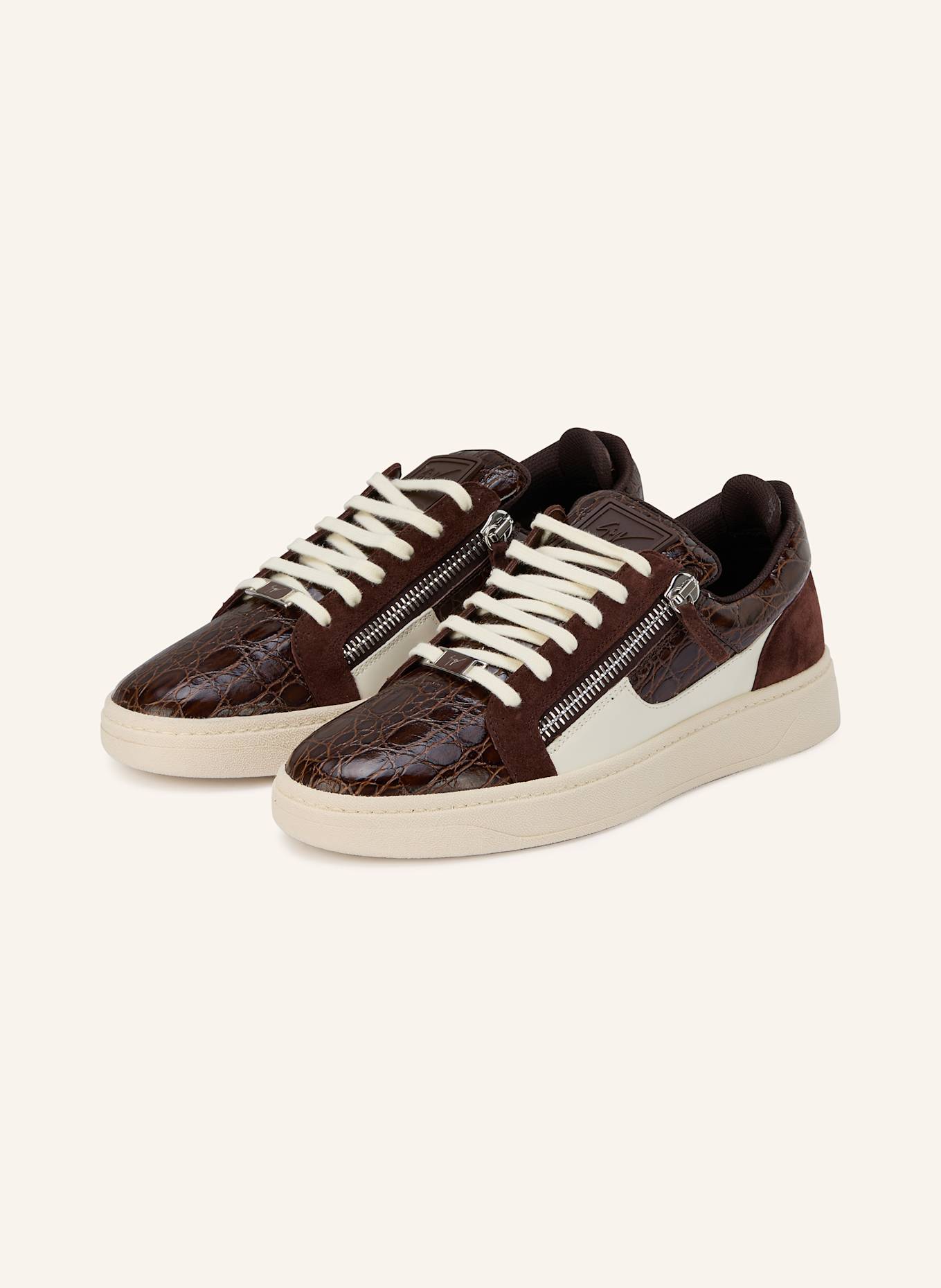 GIUSEPPE ZANOTTI DESIGN Sneaker MORPHEUS: DUNKELBRAUN