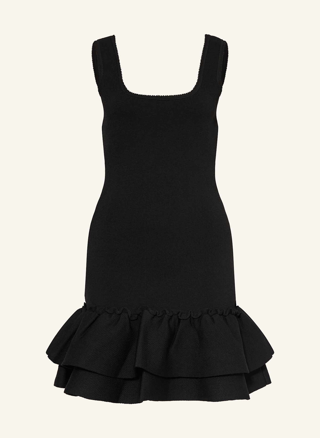 SANDRO Strickkleid: SCHWARZ