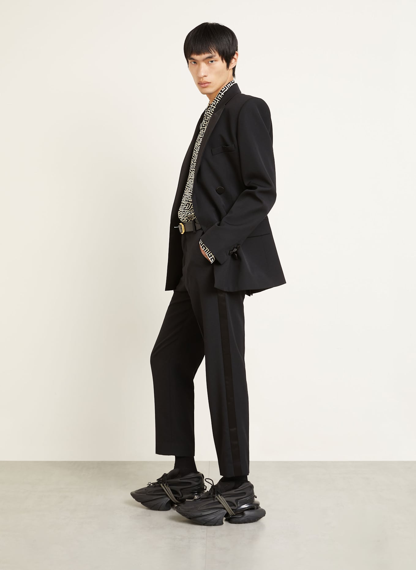 BALMAIN Smoking-Hose Regular Fit: SCHWARZ