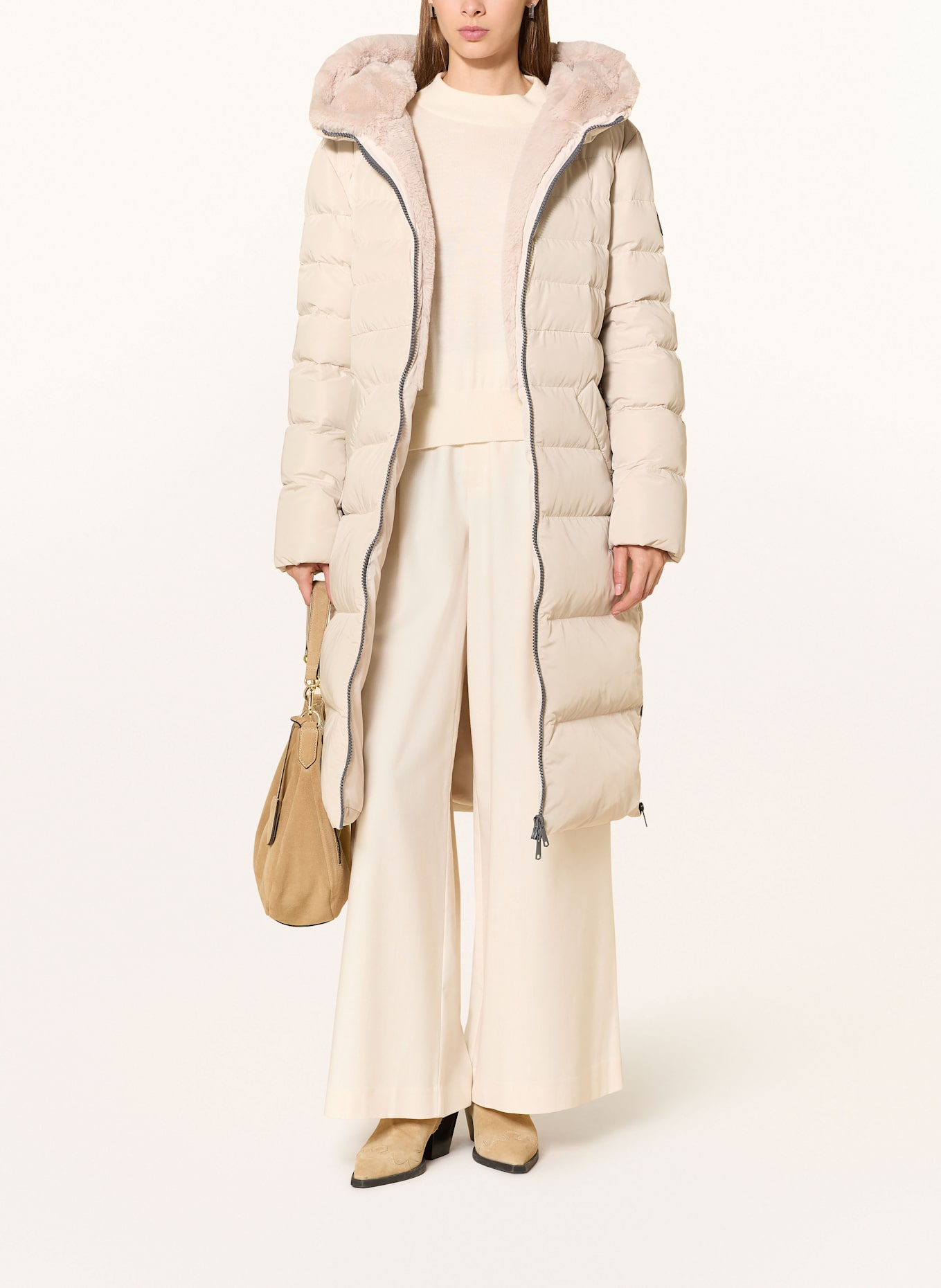 RINO & PELLE Steppmantel: CREME